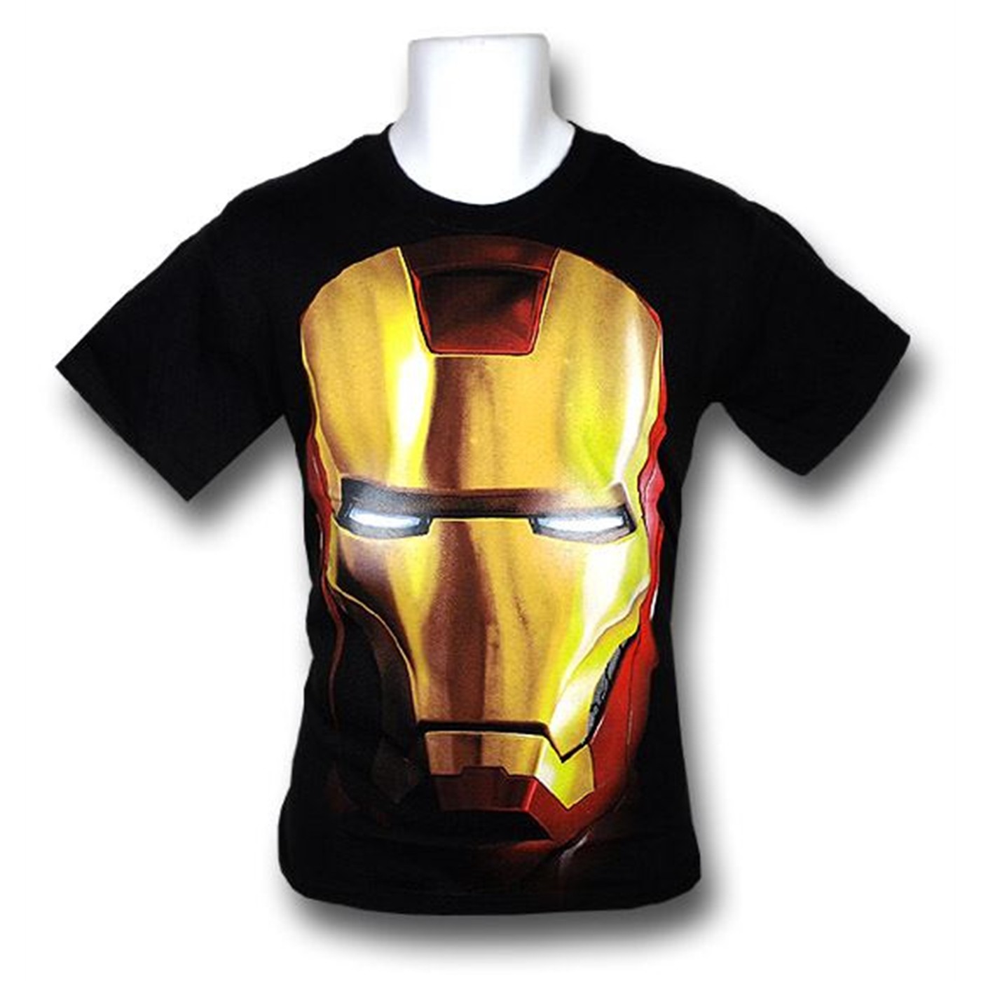 Iron Man 2 Movie Helmet T-Shirt, Black