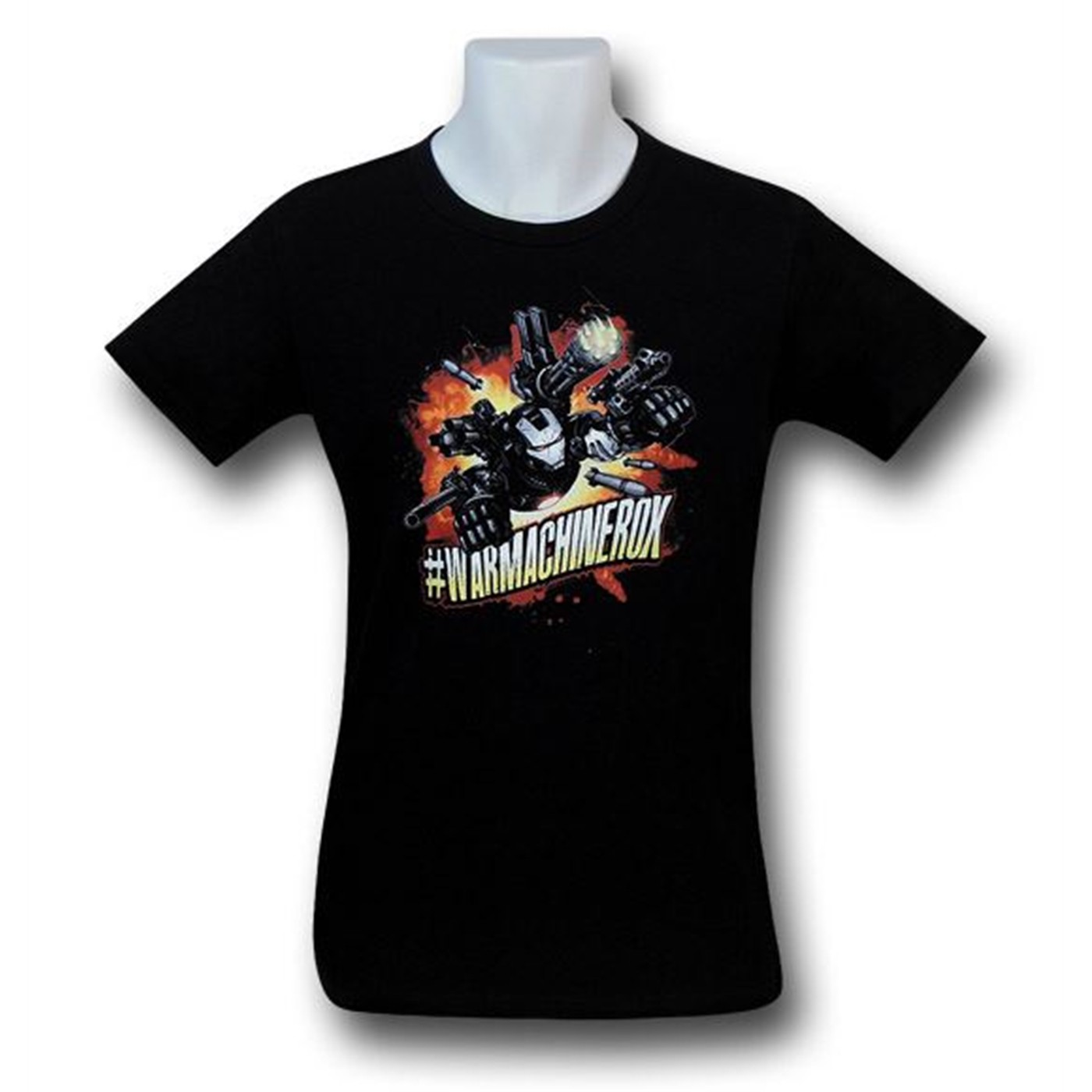 Iron Man 3 WarMachineRox 30 Single T-Shirt, Black