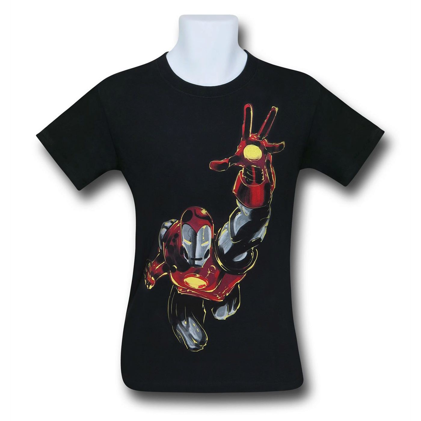 Iron Man Like a Hawk Men's T-Shirt, Black