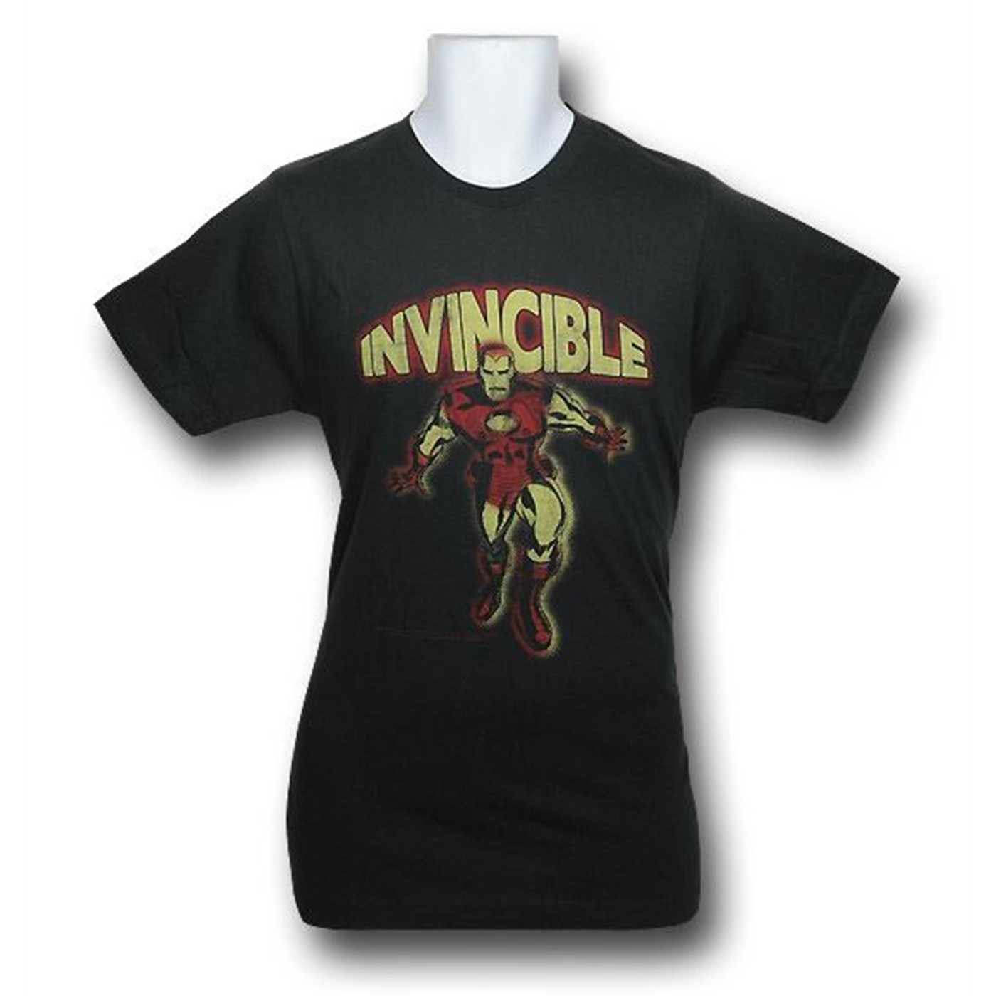 Iron Man Invincible Pose 30 Single T-Shirt, Grey