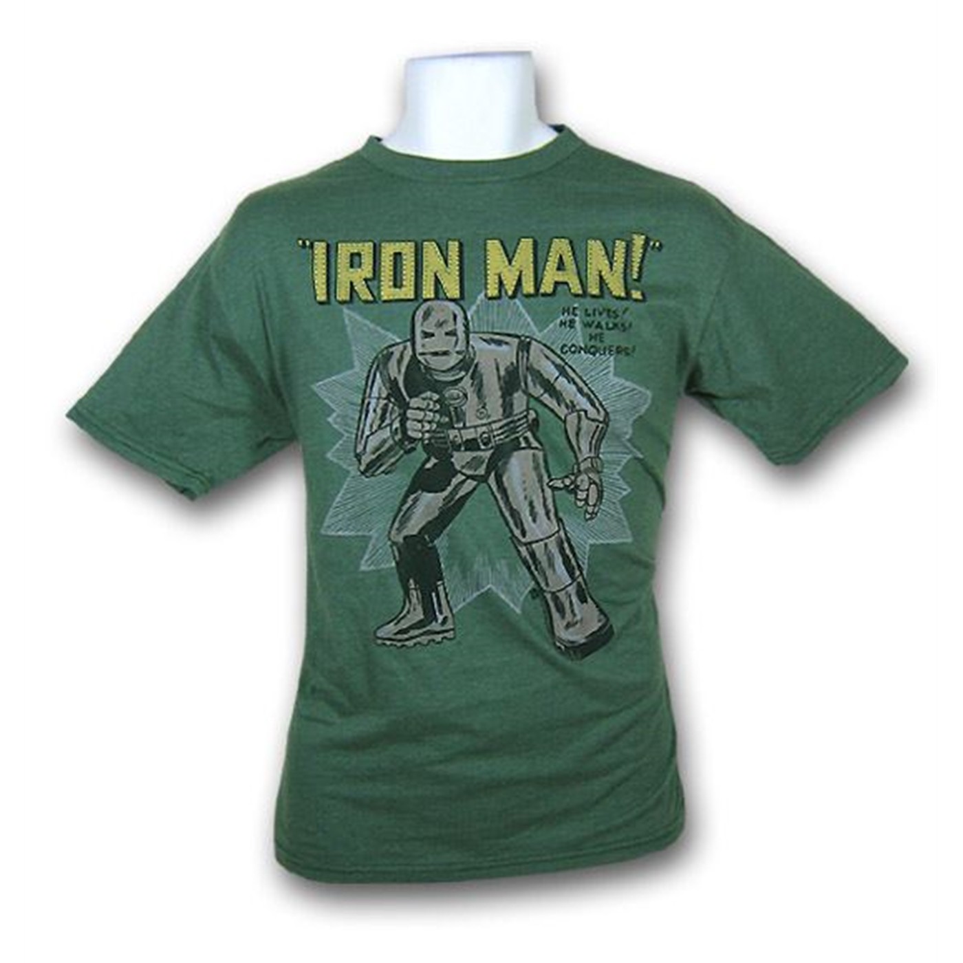Iron Man Mark 1 Junk Food Green T-Shirt, Green