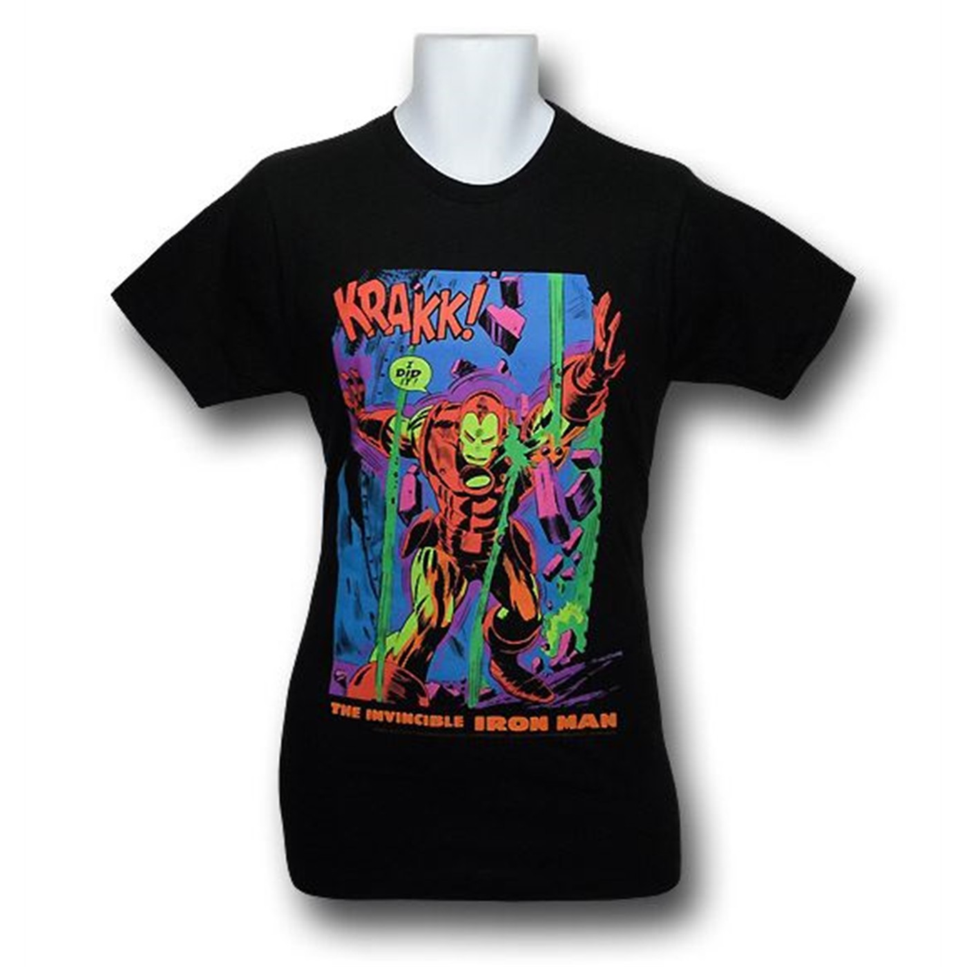 Iron Man Krakk 30 Single T-Shirt, Black