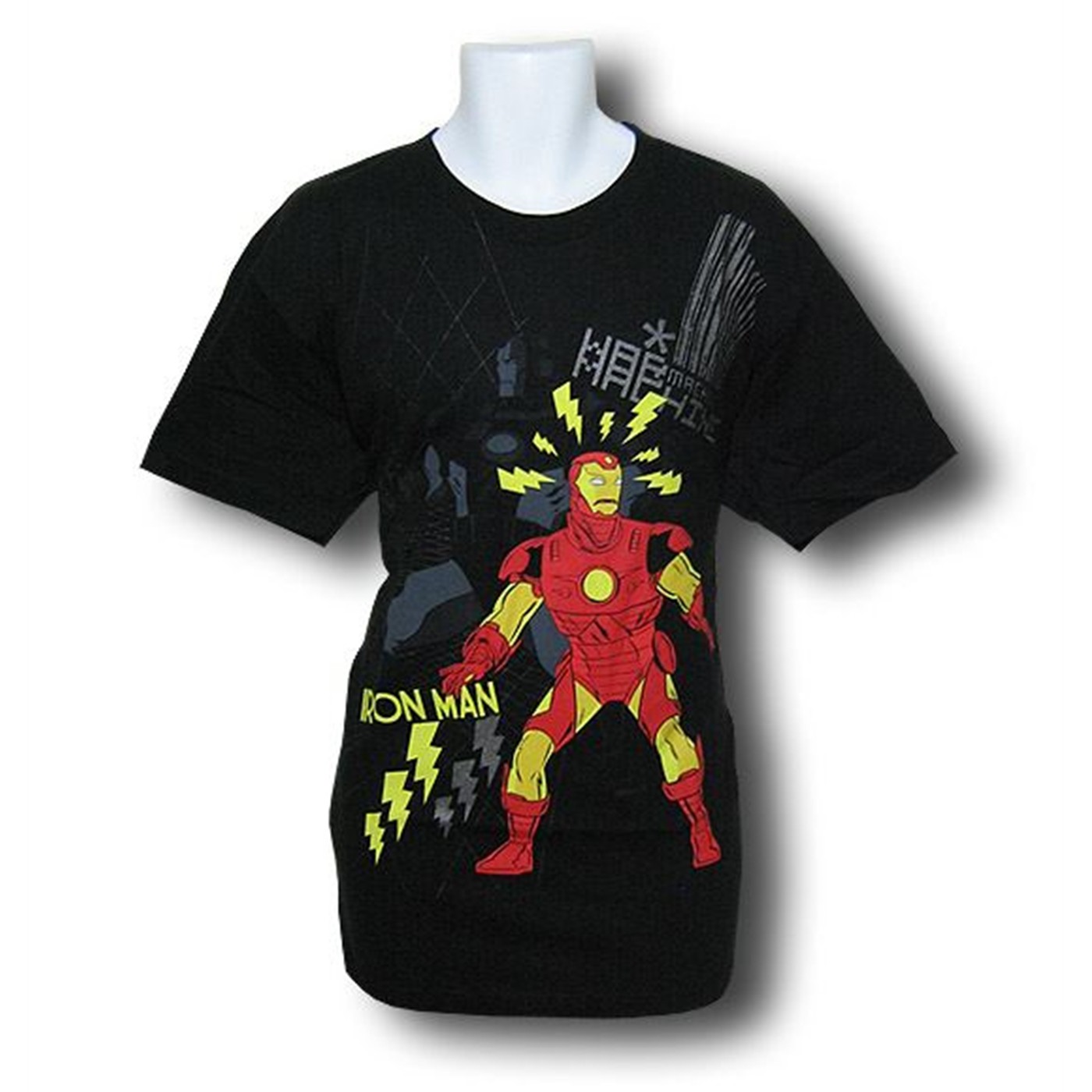 Iron Man T-Shirt Manic, Black
