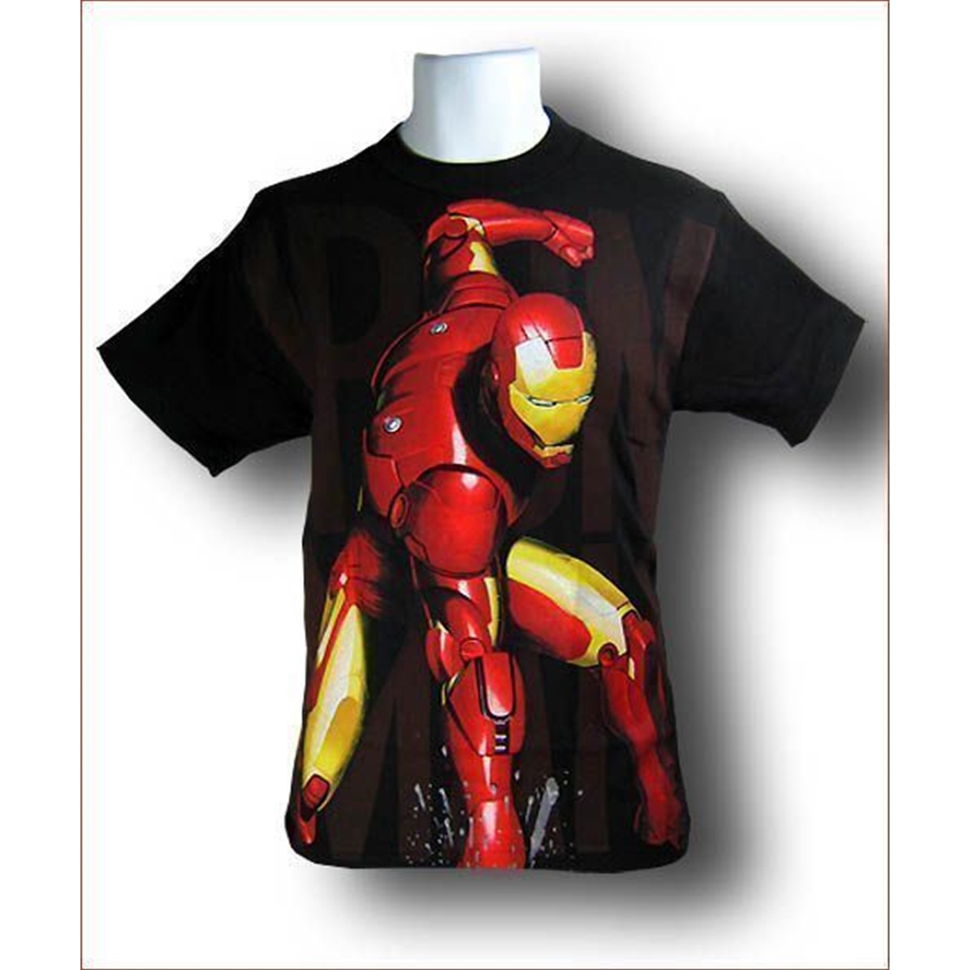 Iron Man T-Shirt Knuckle Buster, Black