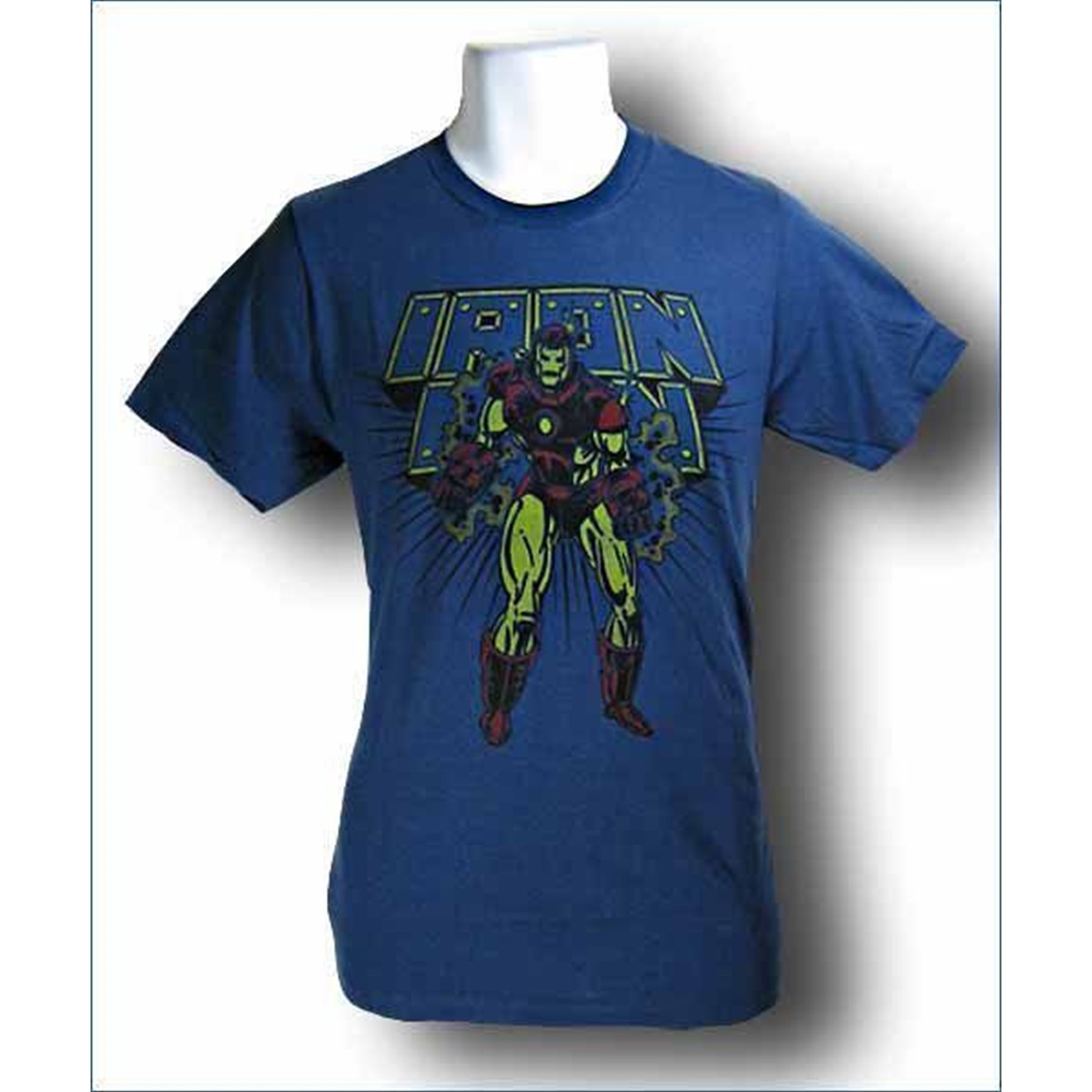 Iron Man T-Shirt Classic Stand, Blue