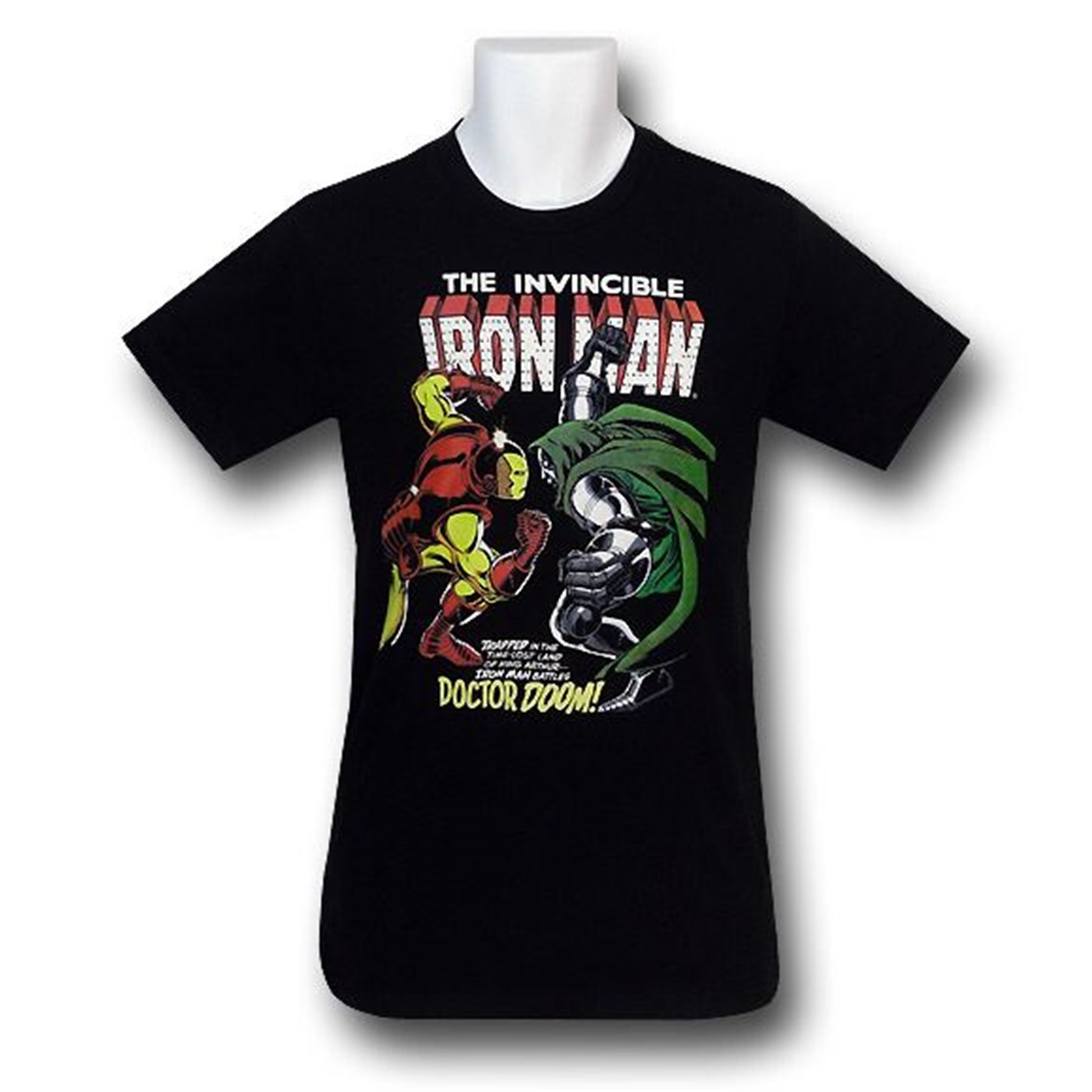 Iron Man Vs Dr.Doom 30 Single T-Shirt, Black