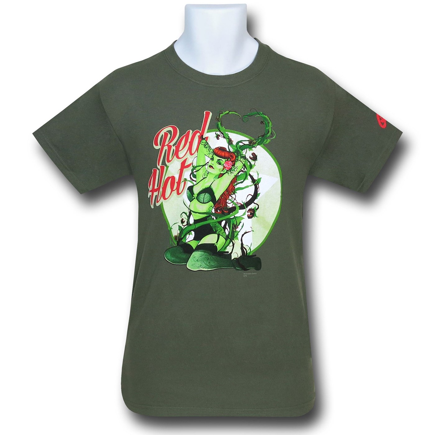 poison ivy red shirt