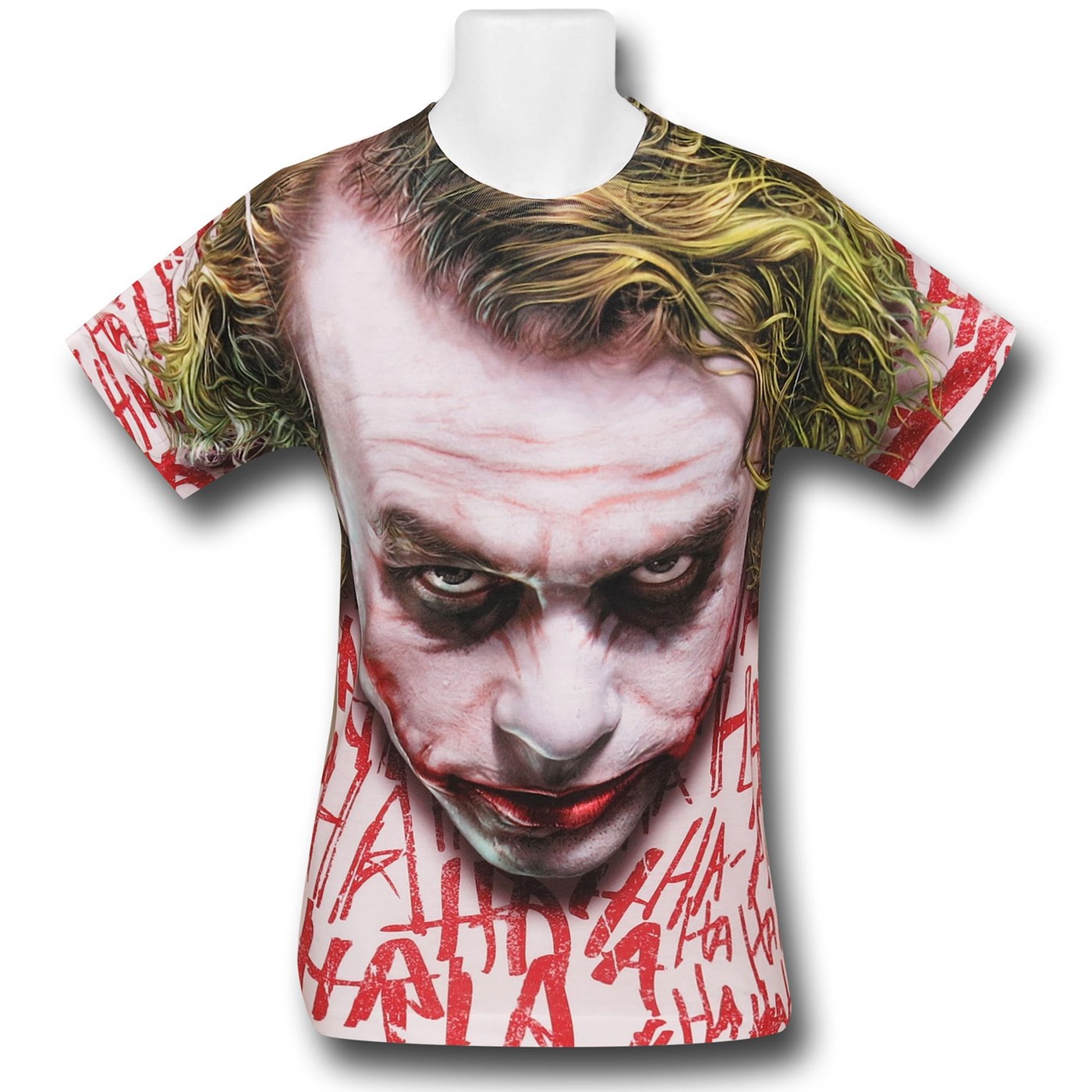 Joker Ledger Face Sublimated T-Shirt, White