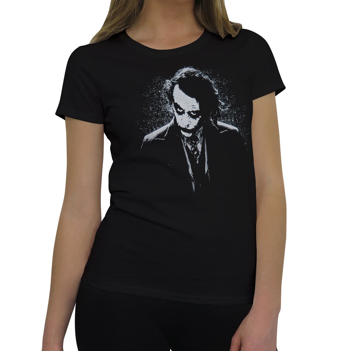Heath Ledger Dark Joker Women's T-Shirt, Black