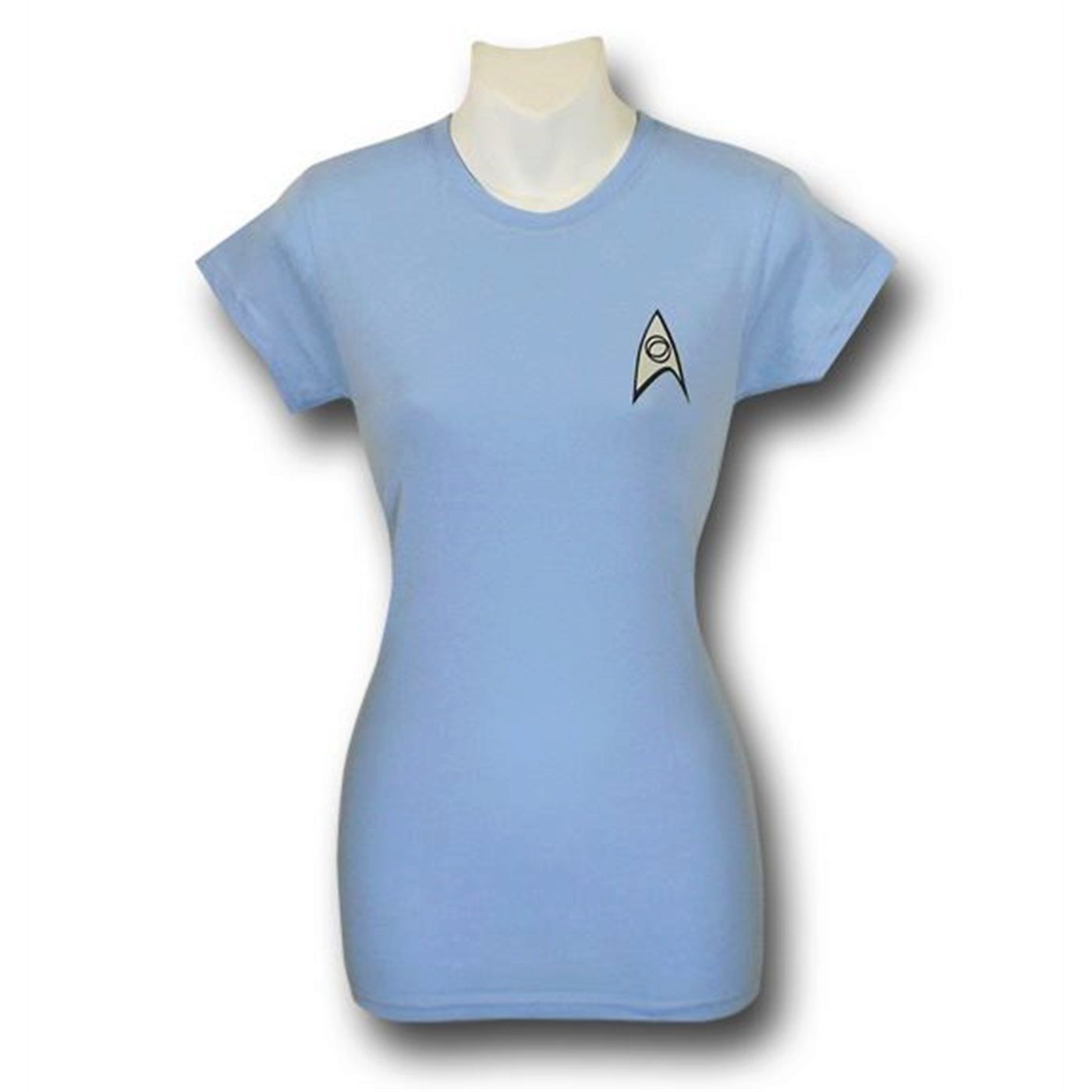 Star Trek Women's Science Uniform T-Shirt, Blue