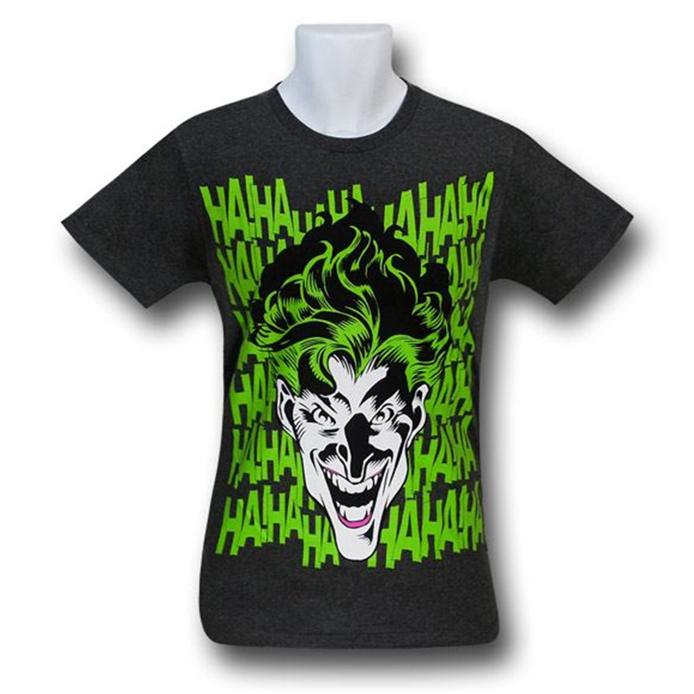 The Joker Laughing Man T-Shirt, Grey