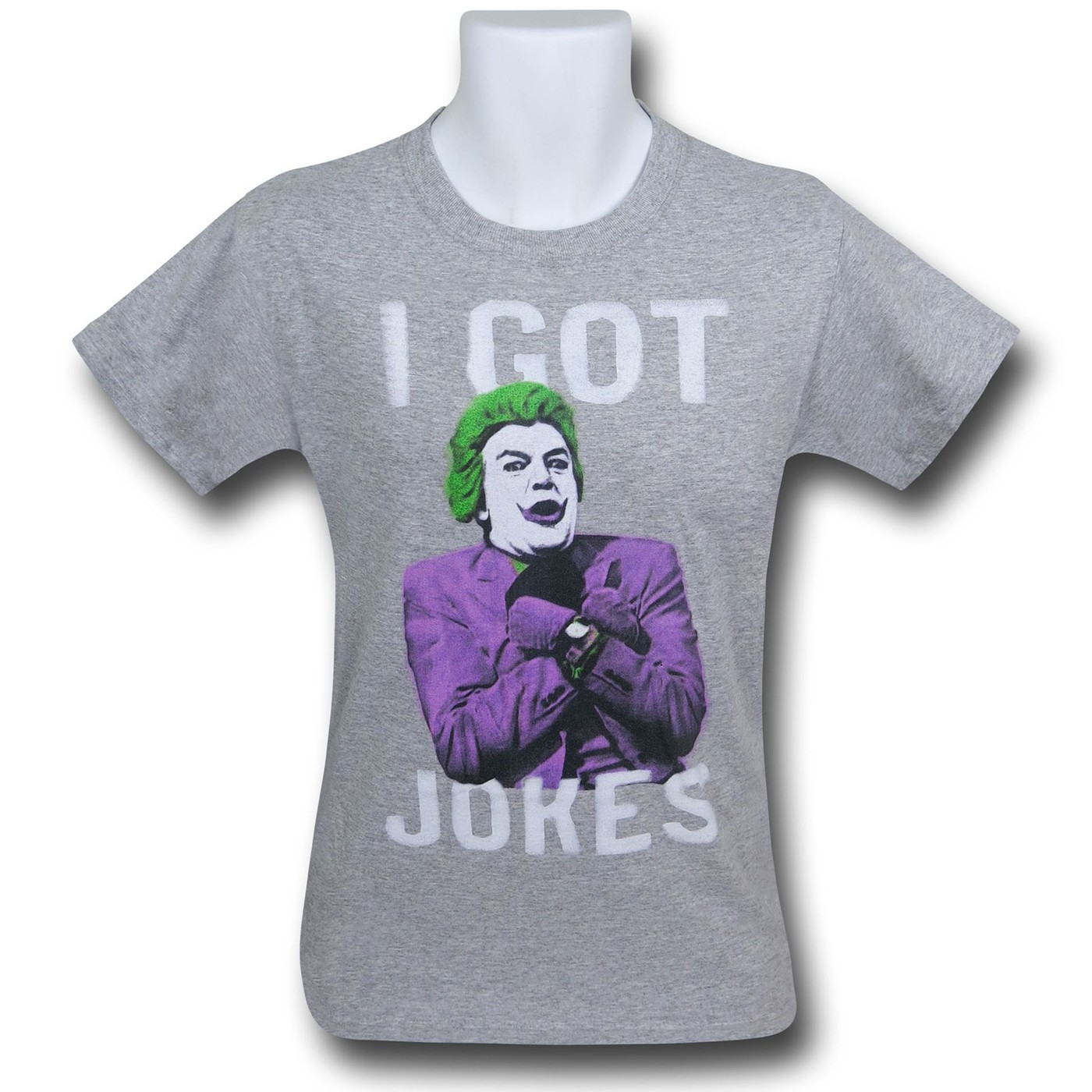 Joker 66 I Got Jokes T-Shirt, Grey