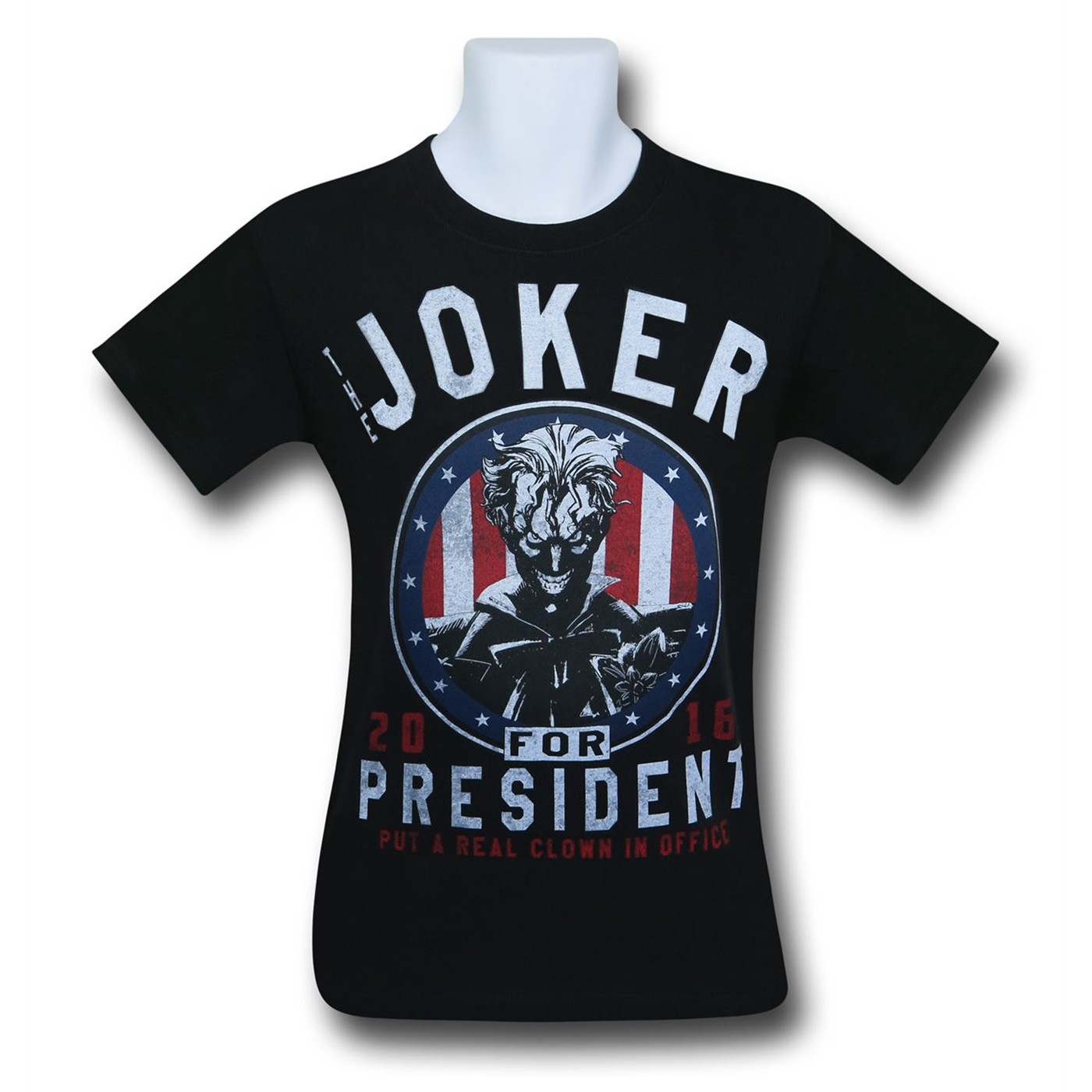 Joker For President T-Shirt, Black