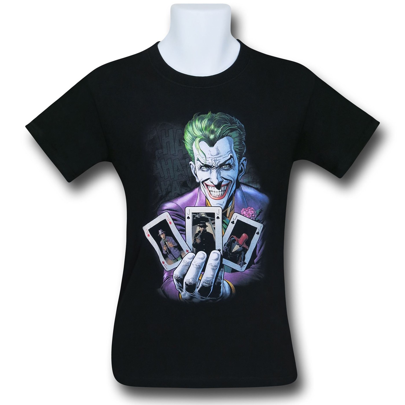 Joker 3 Of A Kind T-Shirt, Black
