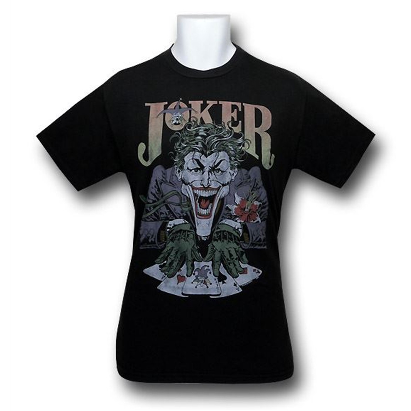 Joker Four Of A Kind Junkfood T-Shirt, Black