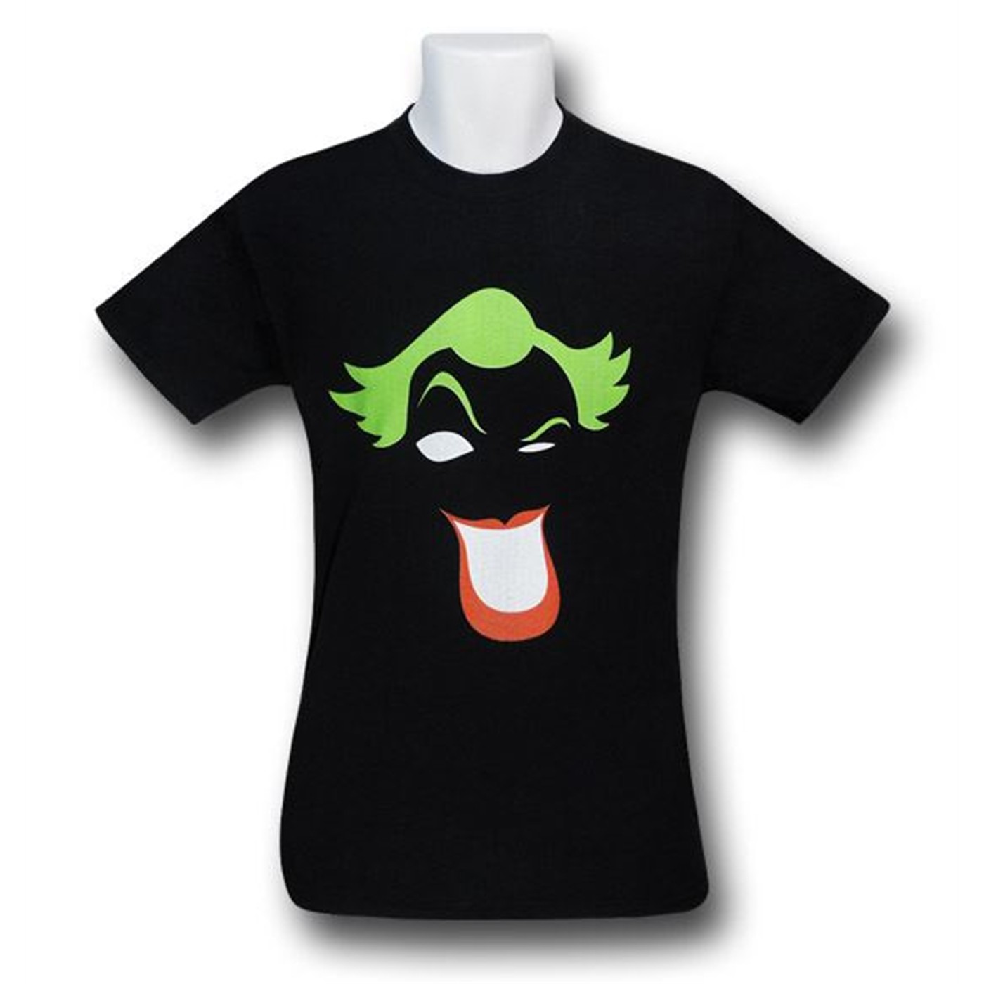 Joker Simple Face T-Shirt, Black