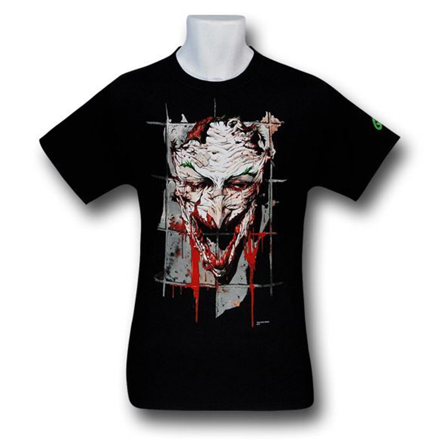 Joker Face Skinned T-Shirt, Black