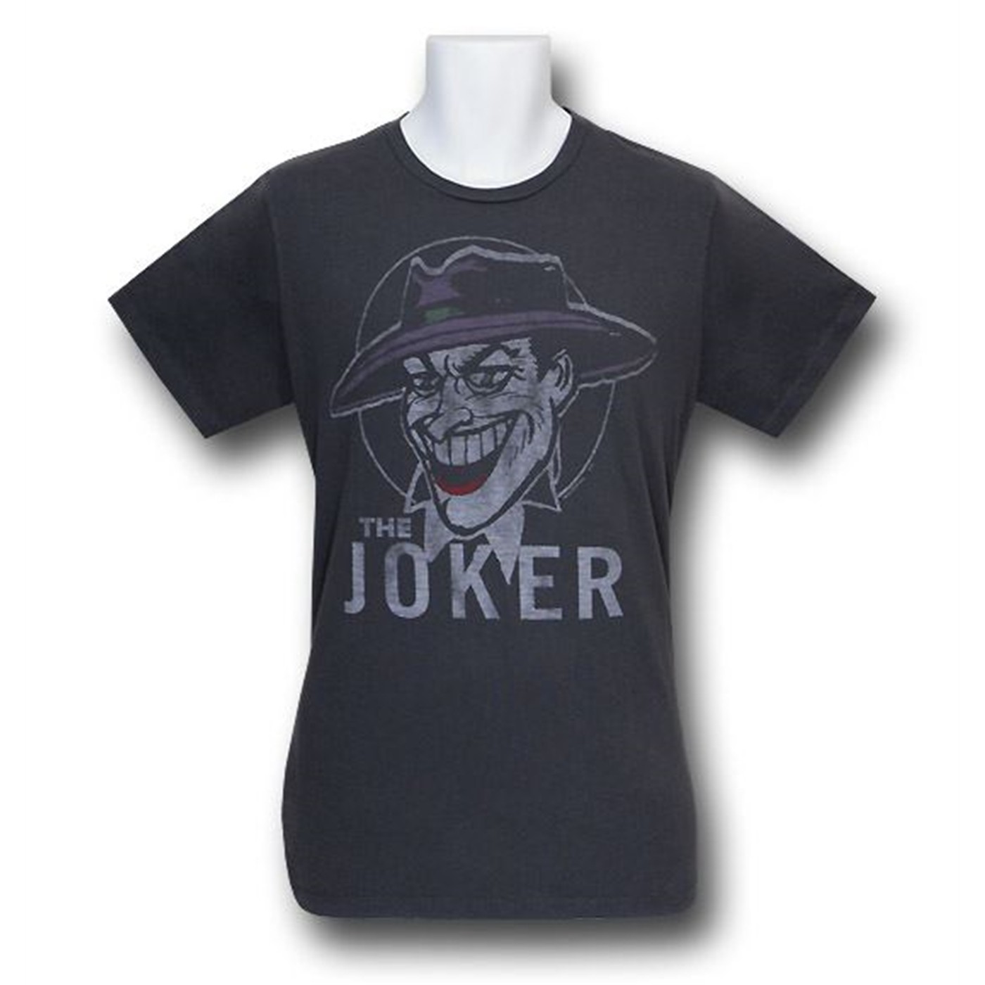 Joker Zoot Hat Junk Food T-Shirt, Grey