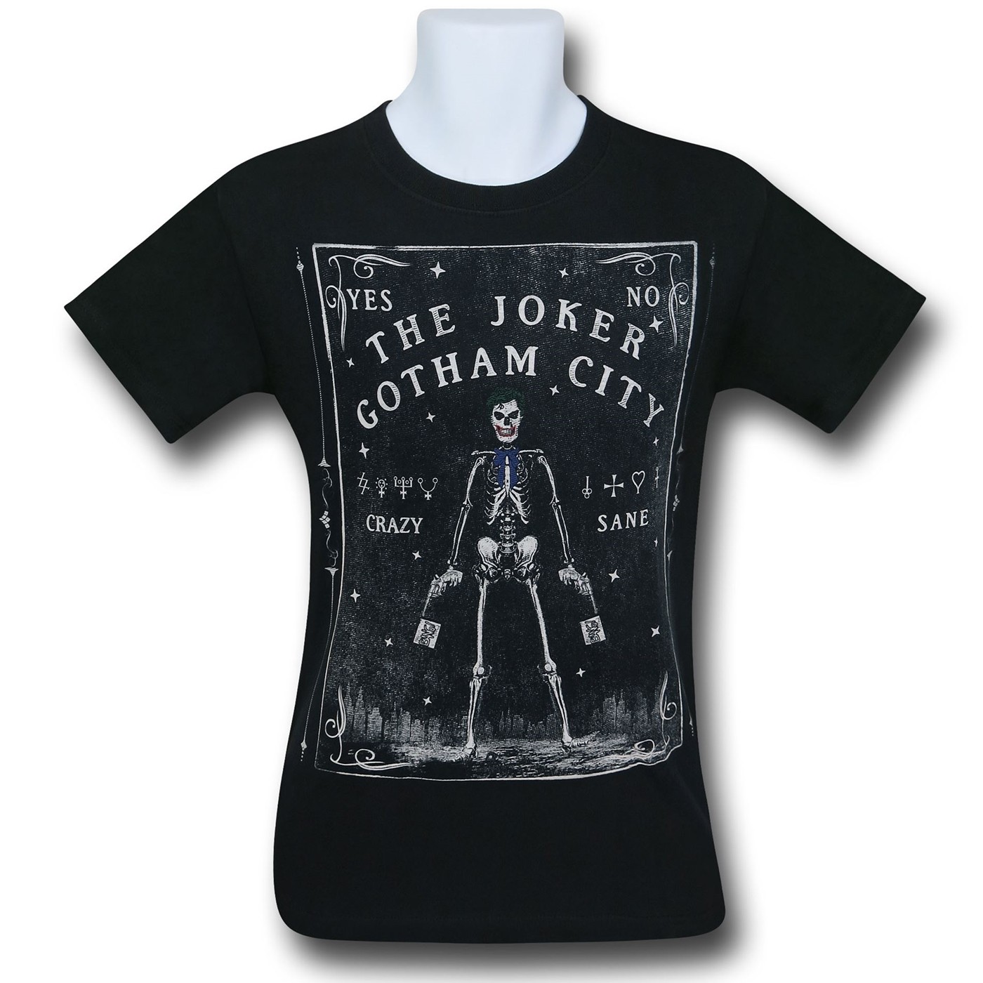 Joker Tarot Card T-Shirt, Black