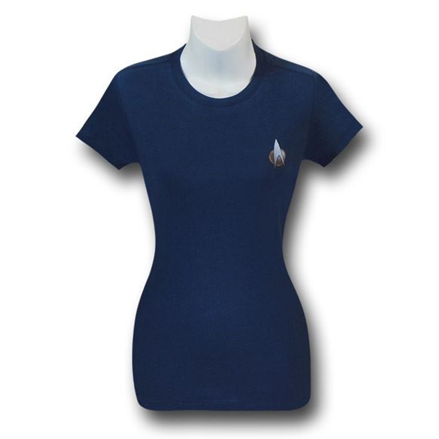 Star Trek Distressed Insignia Juniors T-Shirt, Blue