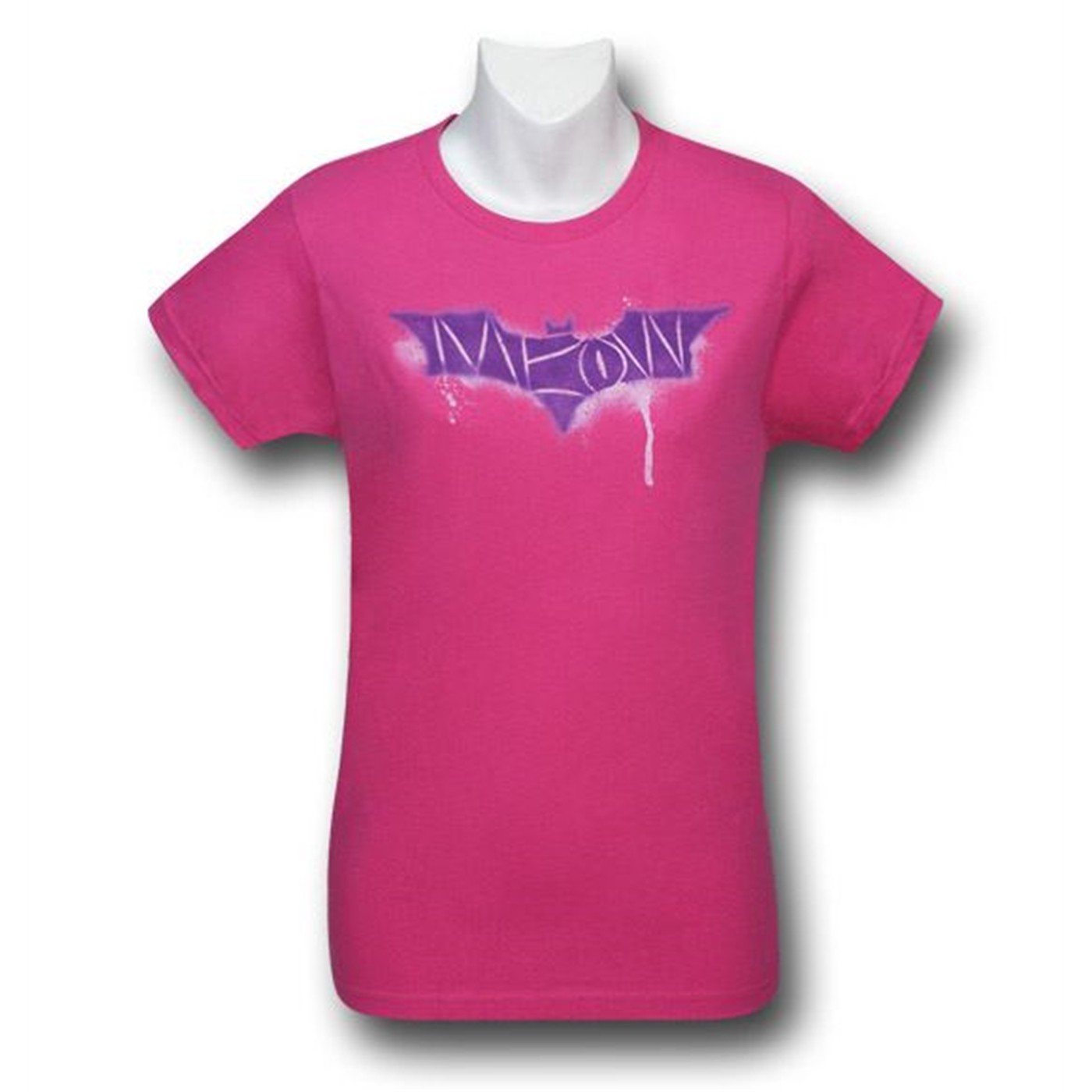 Dark Knight Rises Catwoman Meow Women's TShirt