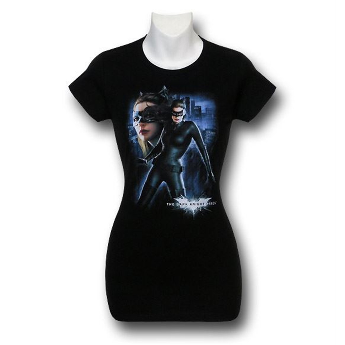 Dark Knight Rises Catwoman Catwalk Women's T-Shirt, Black