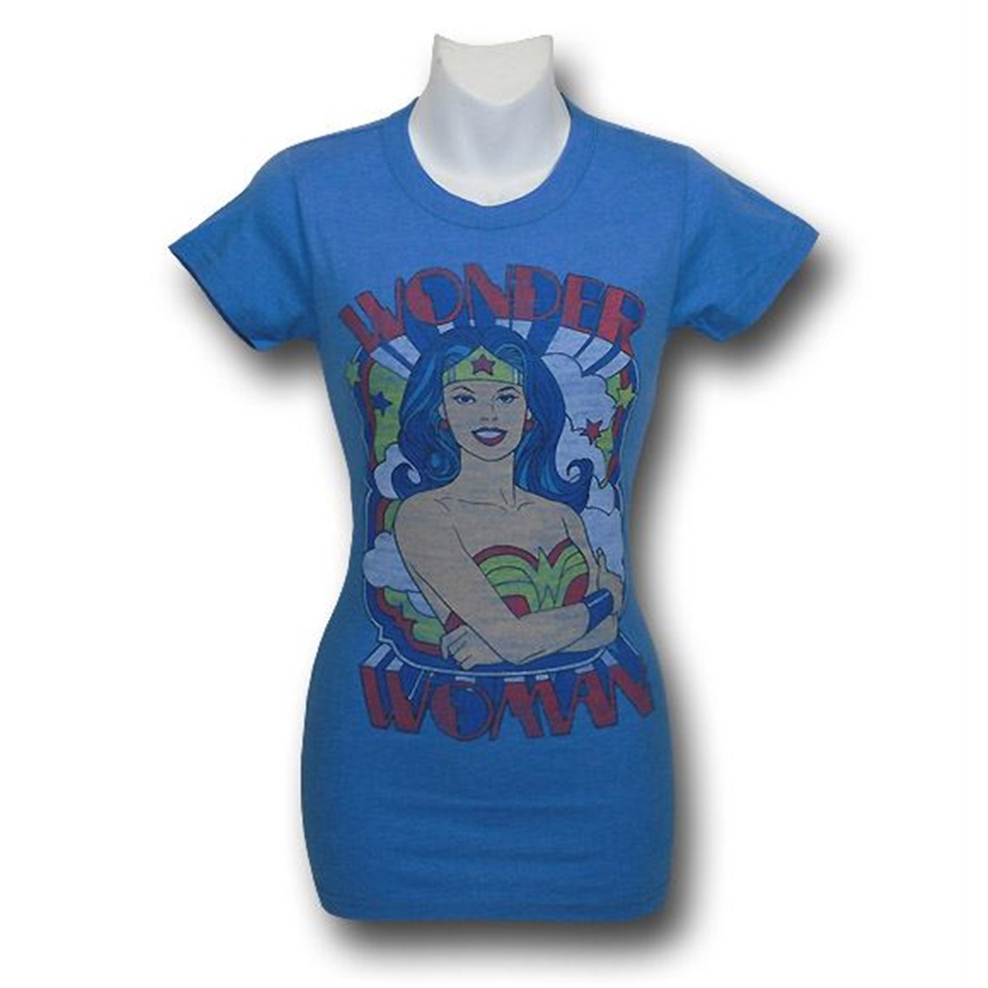Wonder Woman Pose Junk Food Juniors T-Shirt