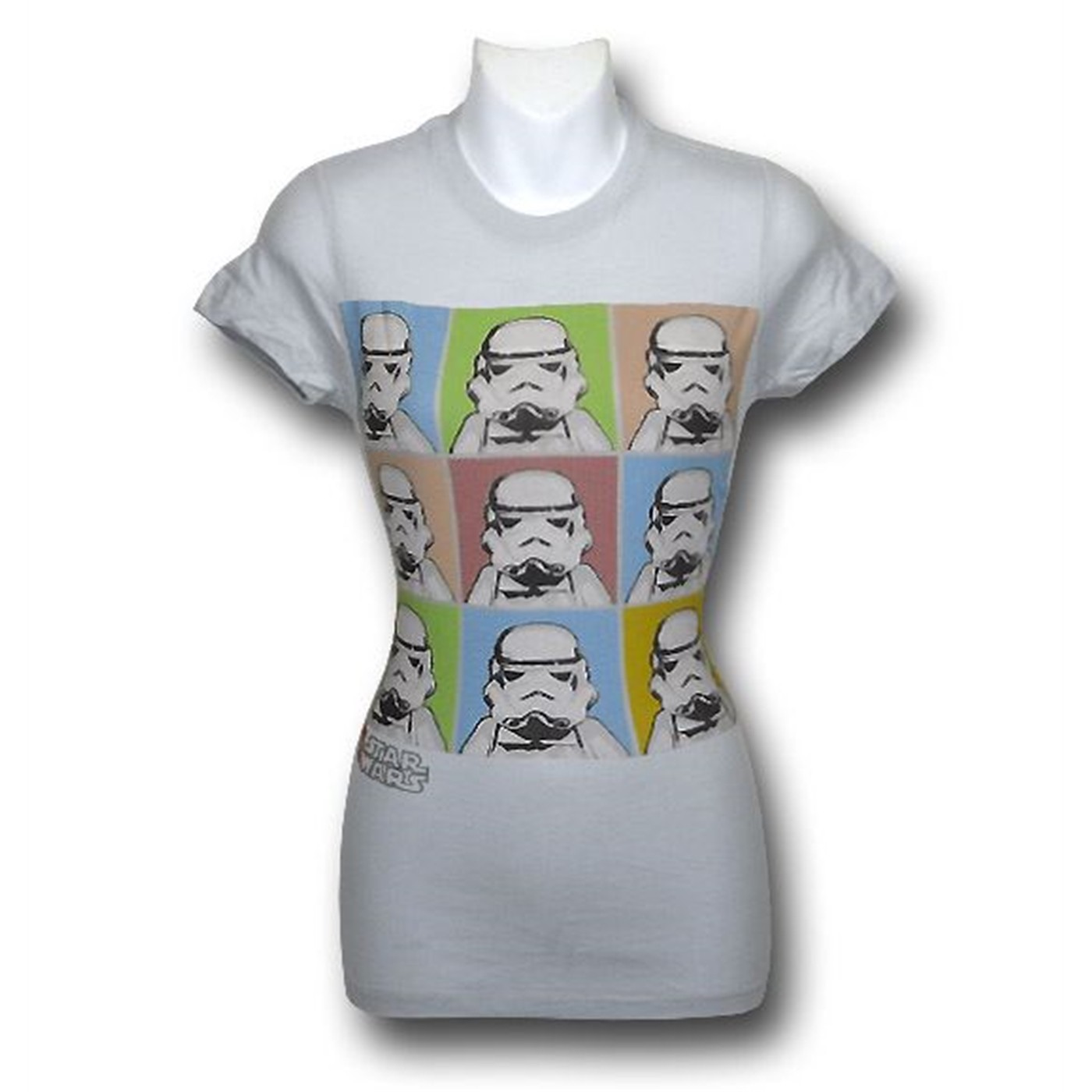 Star Wars Lego Jr Womens Warhol T-Shirt, White