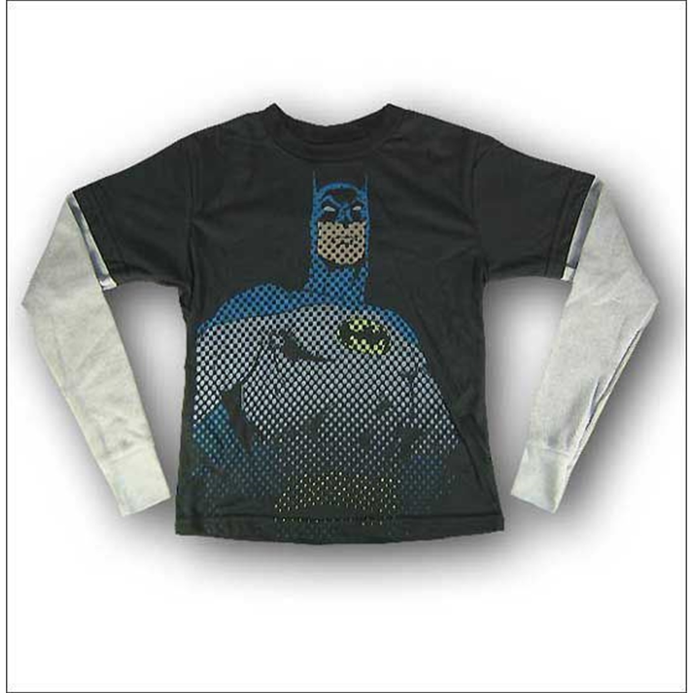 Batman Black Wash Juvenile T-Shirt by Junk Food, Black