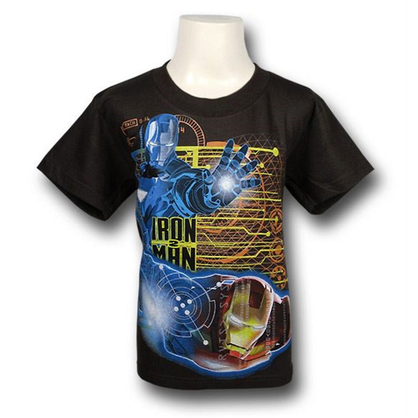 Iron Man 2 Juvenile Technophile T-Shirt, Brown