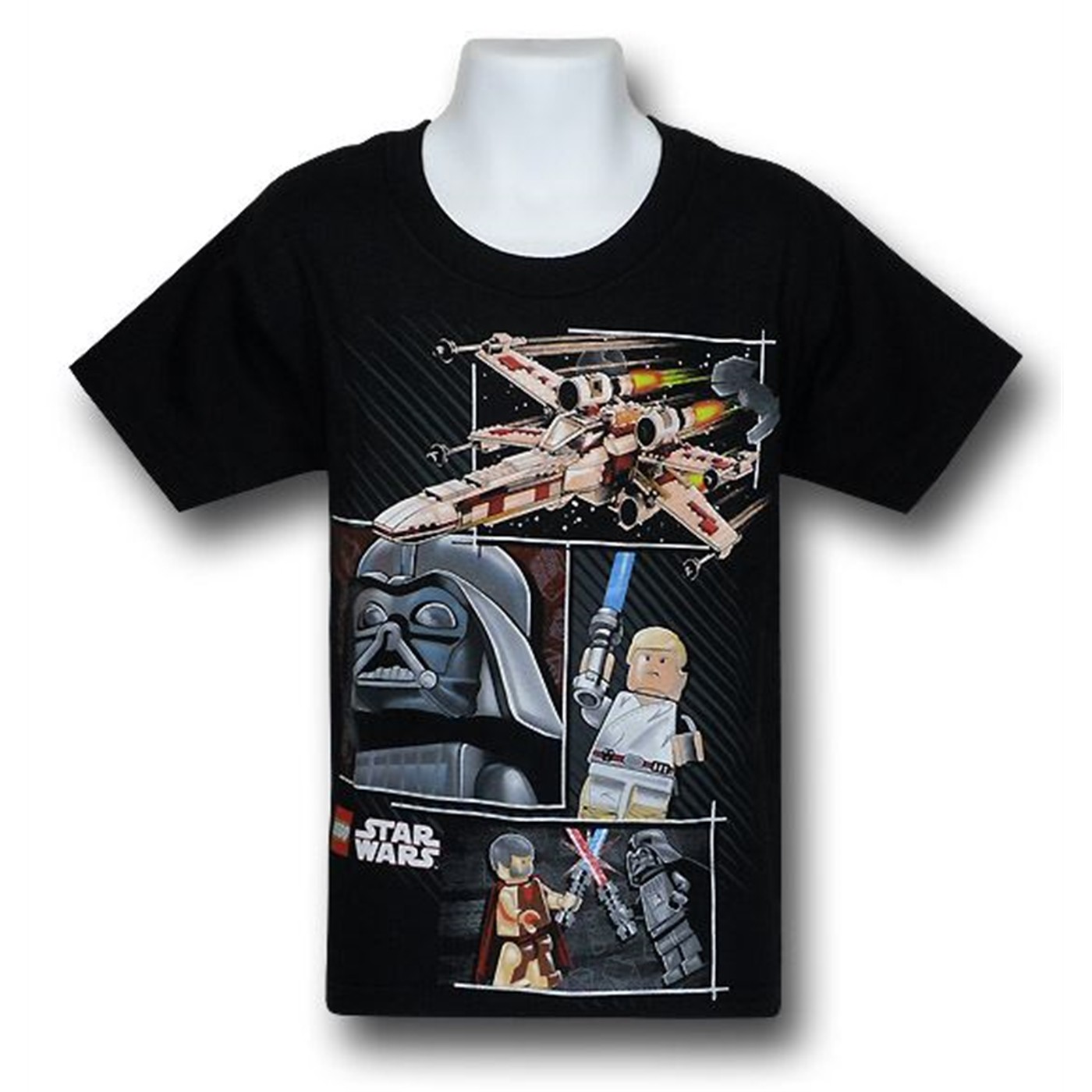 Star Wars Lego Juvenile New Hope T-Shirt, Black