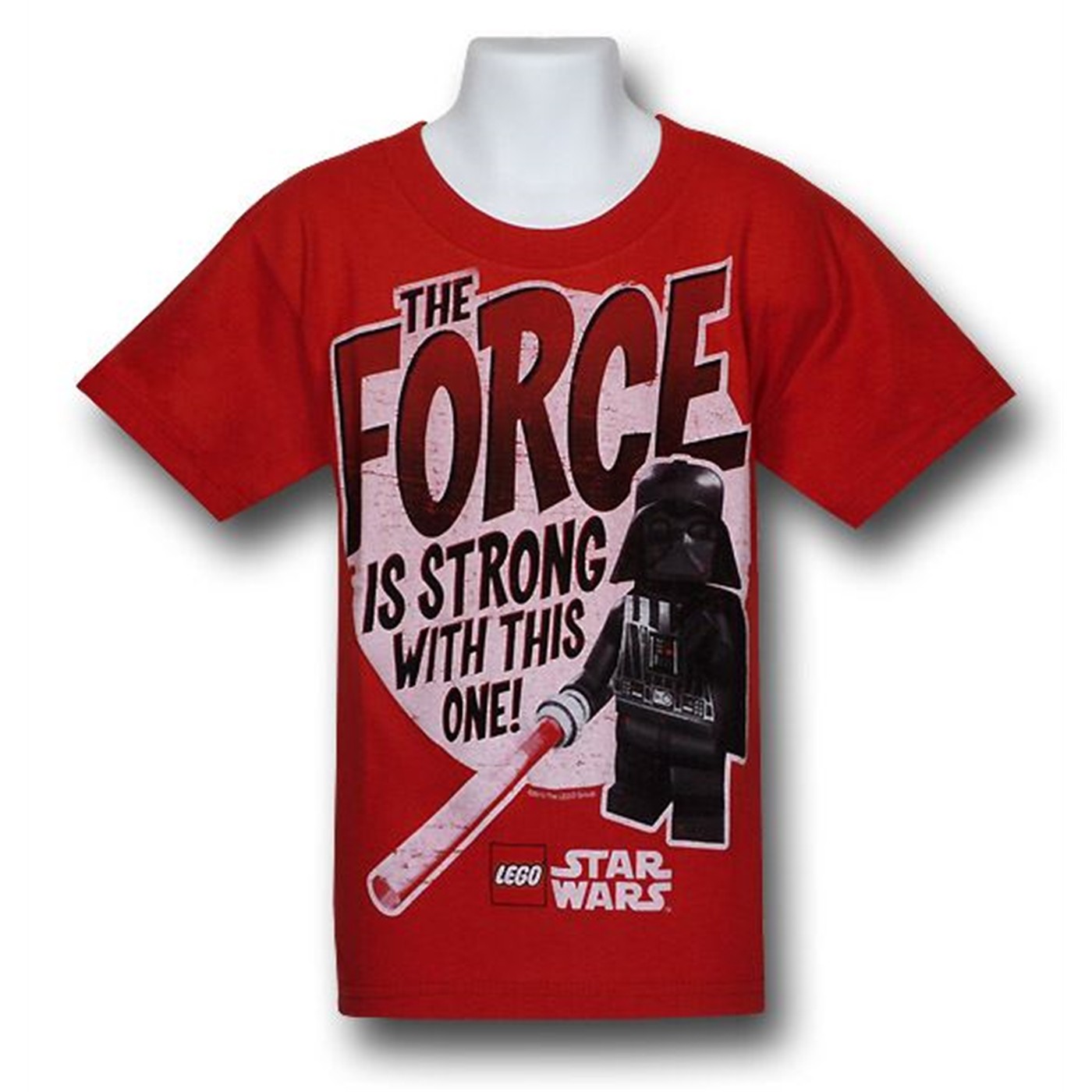 Star Wars Lego Juvenile Strong Force T-Shirt, Red