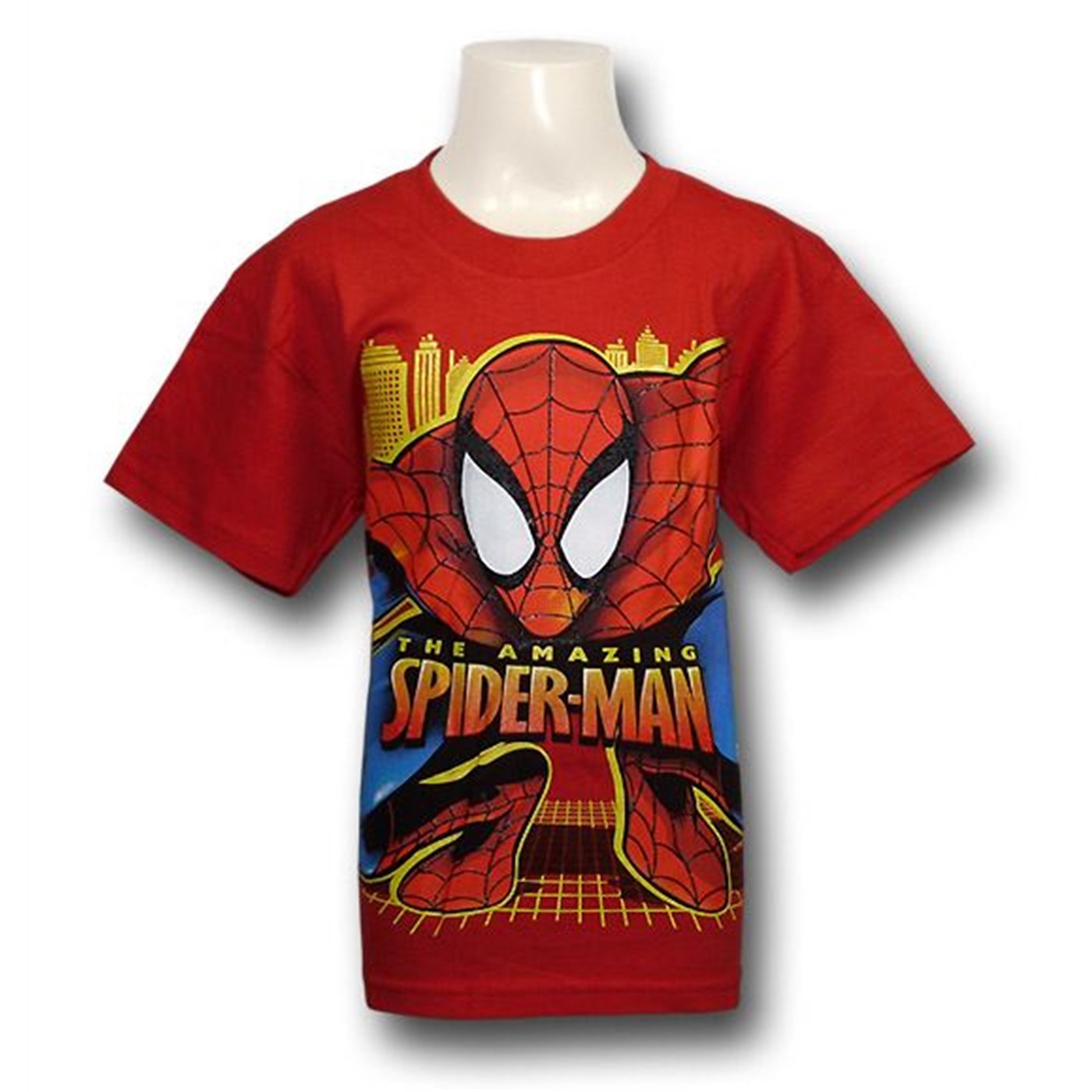 Spiderman Juvenile Pounce T-Shirt, Red