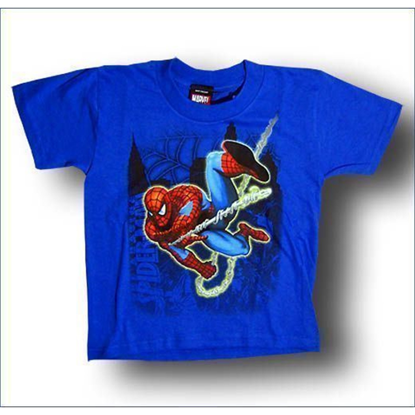 Spiderman Swinging Juvenile T-Shirt