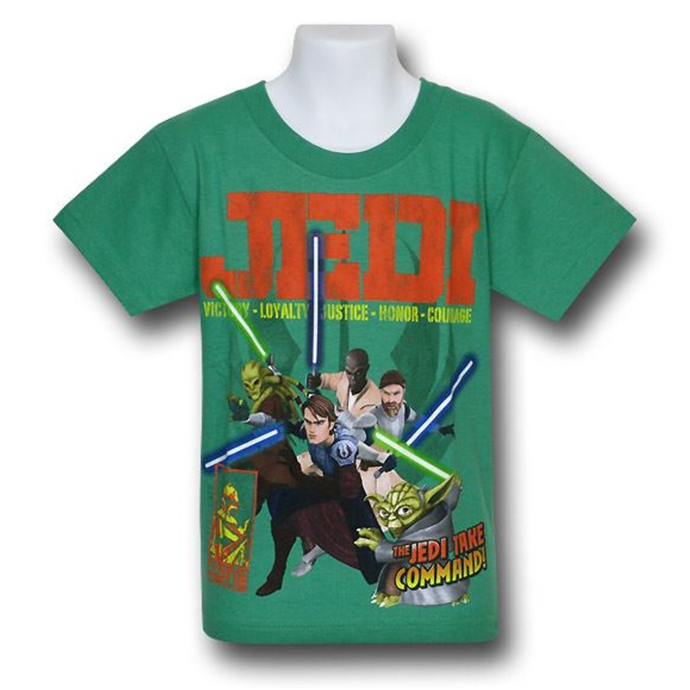 Star Wars Juvenlie Take Command T-Shirt, Green
