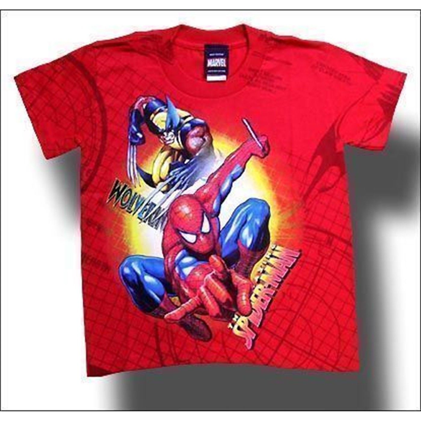 Spiderman Wolverine Juvenile T-Shirt