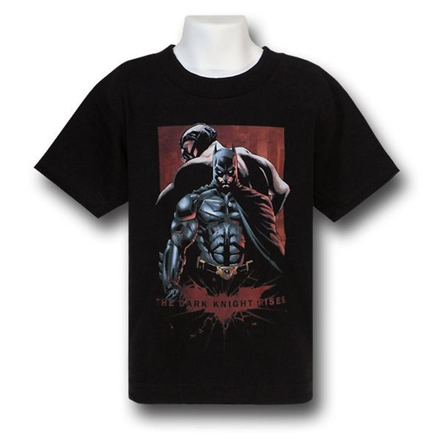 Dark Knight Rises Kids Back to Back T-Shirt, Black