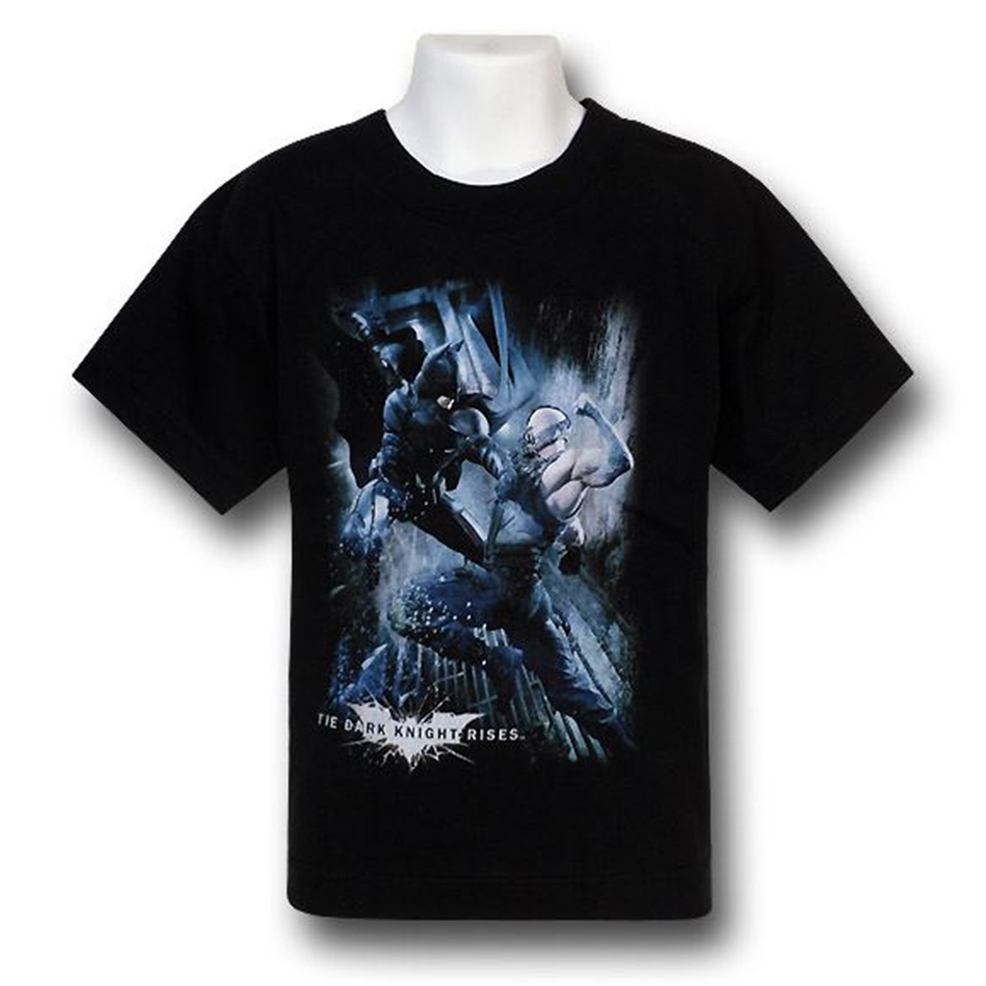 Dark Knight Rises Kids Enemies Clash T-Shirt, Black
