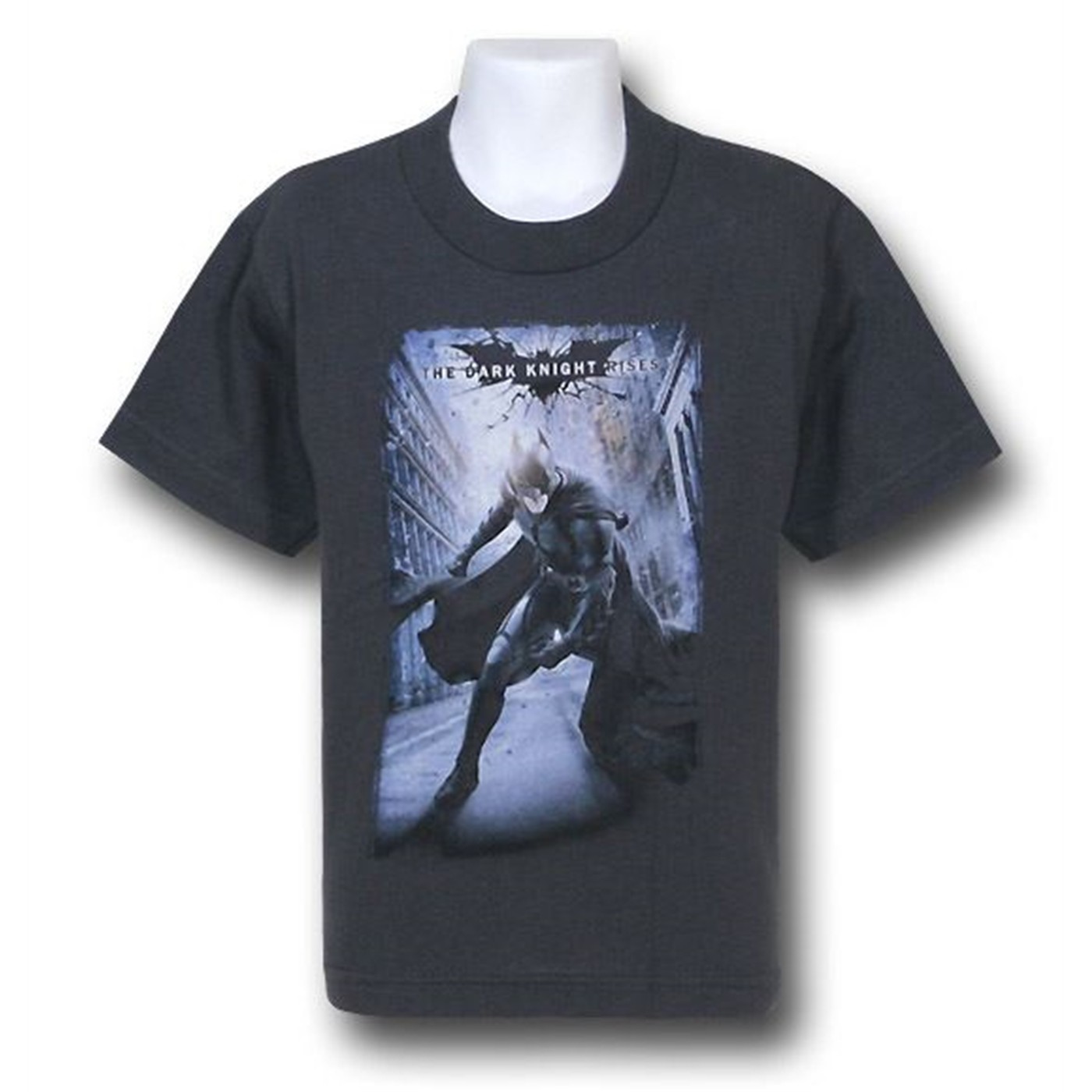 Dark Knight Rises Tough Streets Kids T-Shirt, Grey