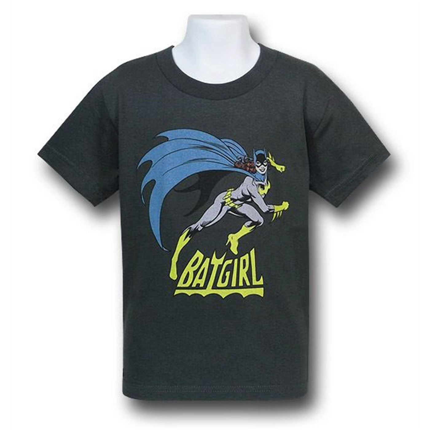 Batgirl Running Hero Kids T-Shirt, Blue