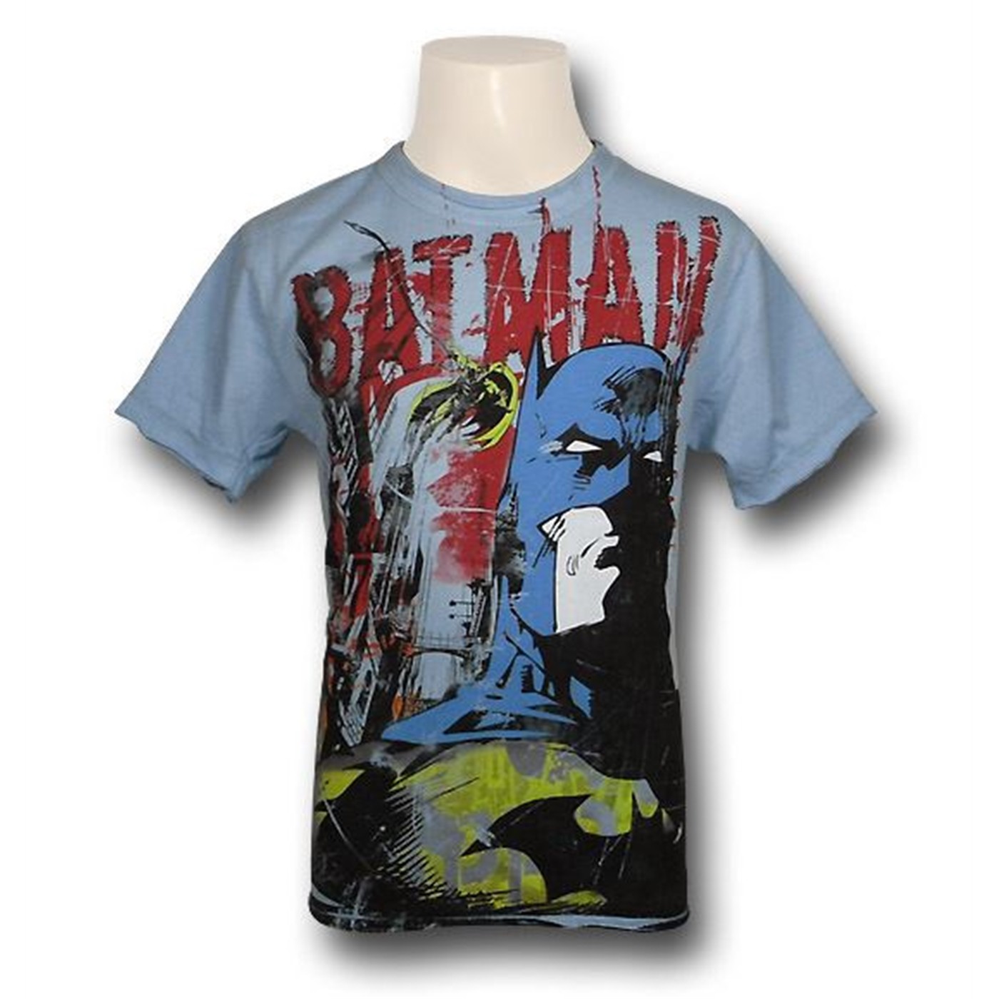 Batman On Time 30 Single Kids T-Shirt, Blue
