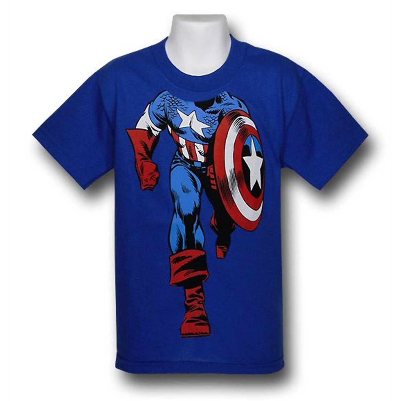 Captain America Kids Your The Hero T-Shirt, Blue