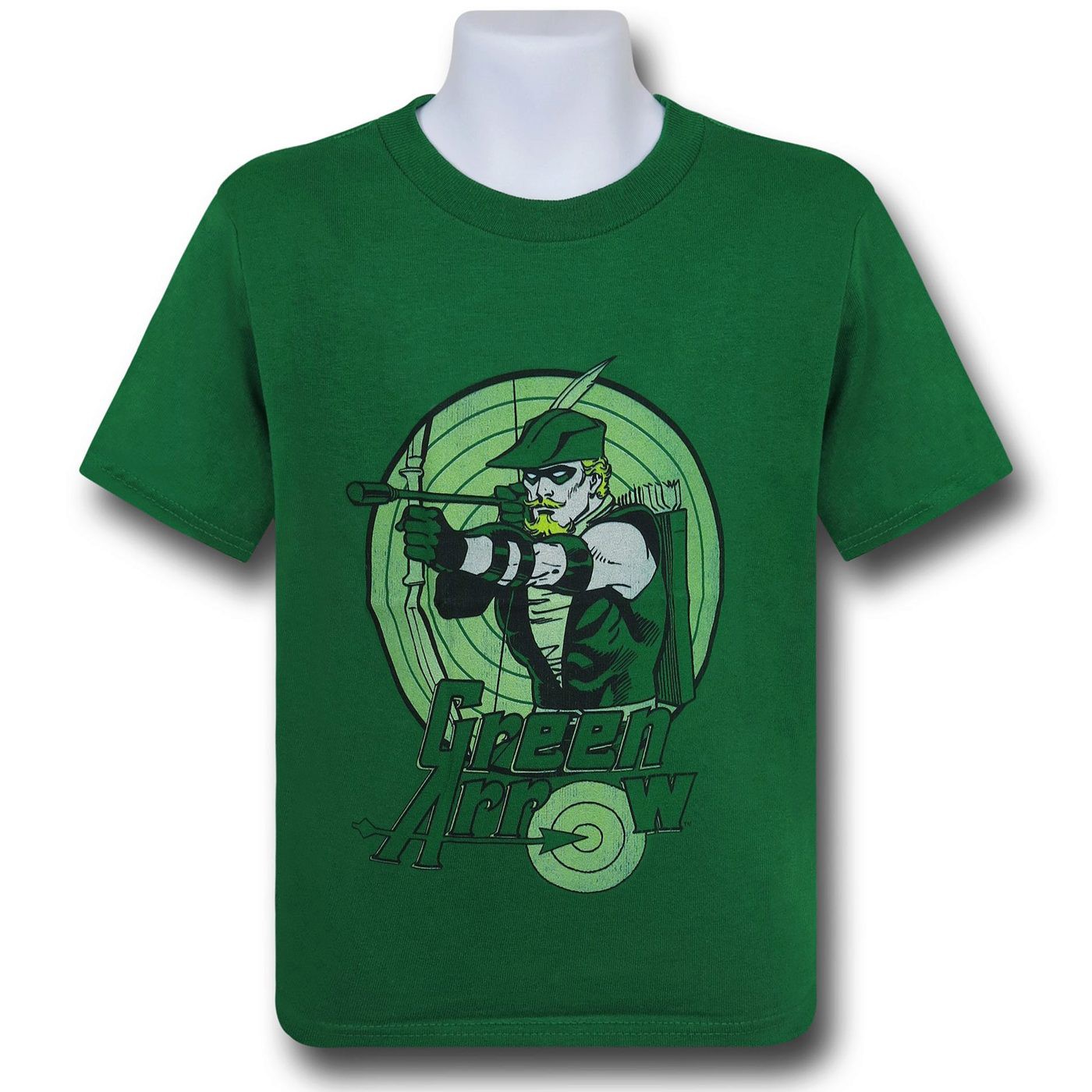 Green Arrow Kids Bullseye Kelly T-Shirt, Green