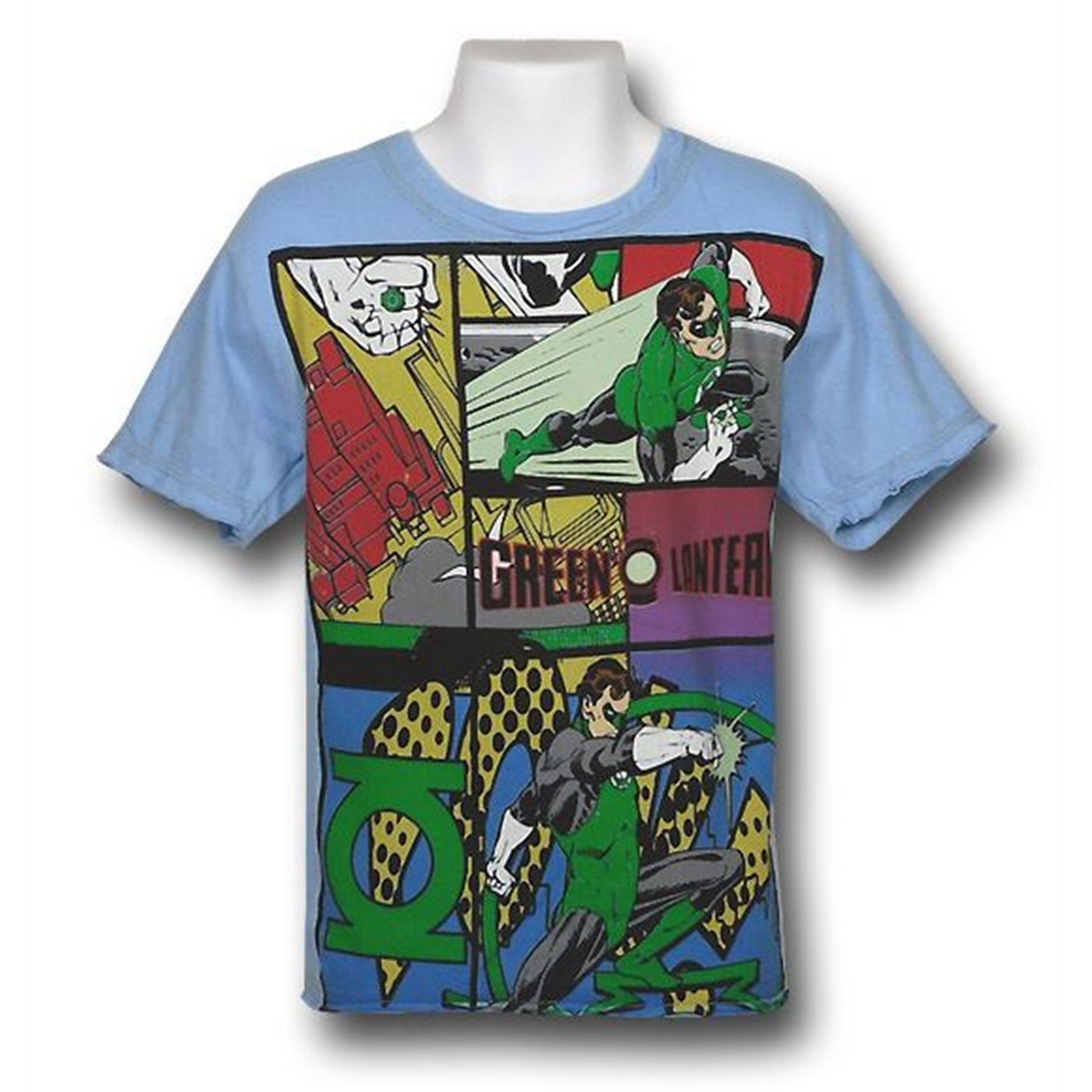 Green Lantern Kids 30 Single POW T-Shirt, Blue