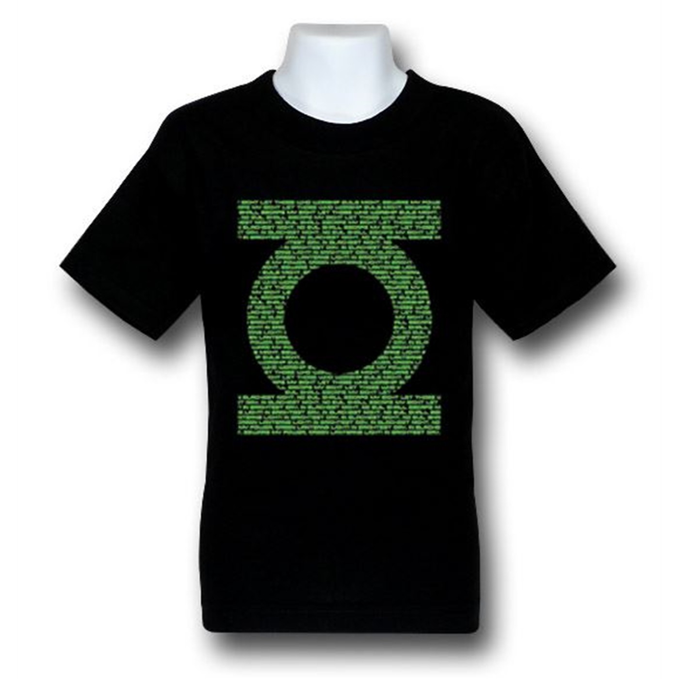Green Lantern Movie Kids Oath Logo T-Shirt, Black