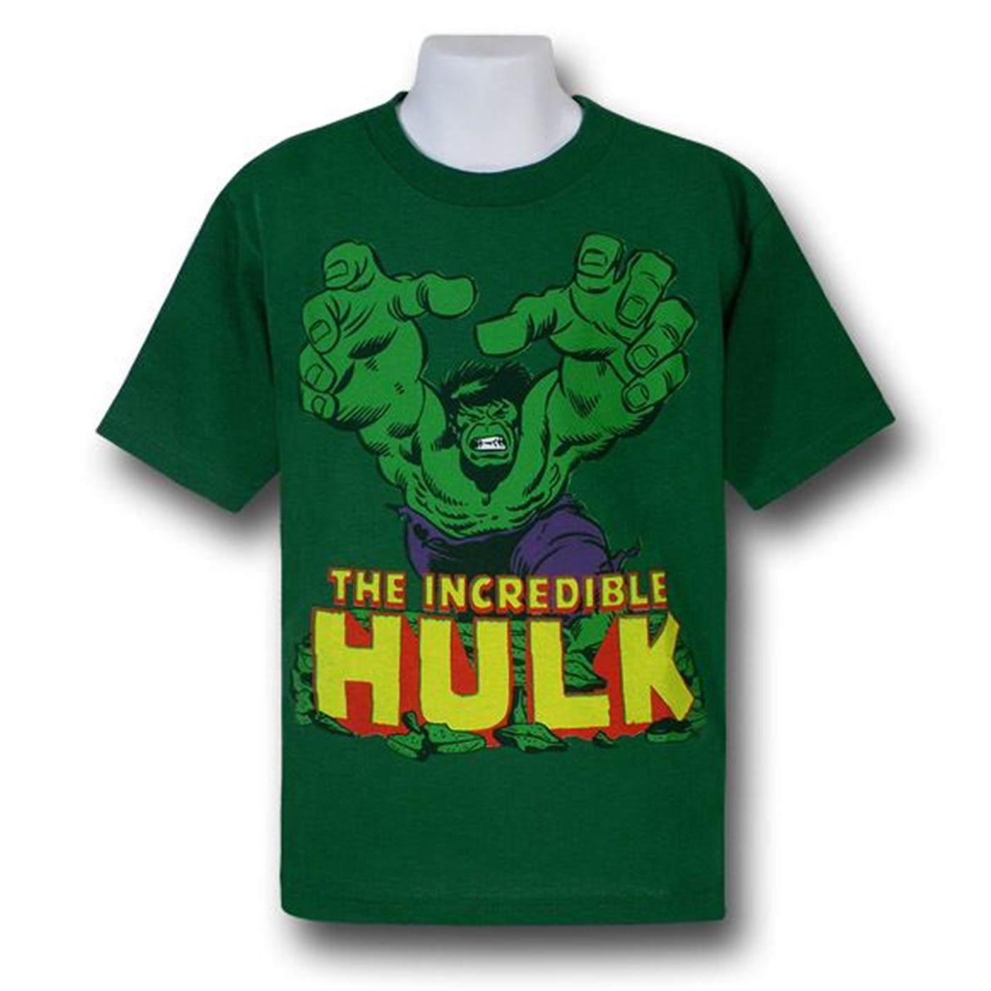 Hulk Kids Grab & Destroy T-Shirt, Green