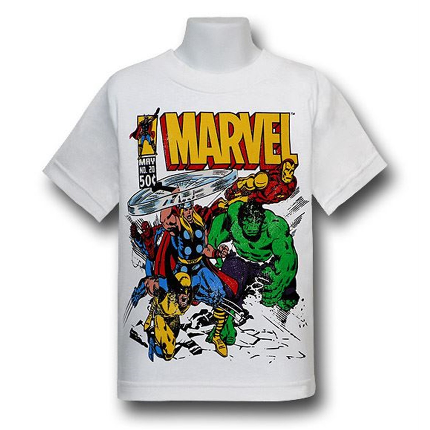 Marvel Kids How Super T-Shirt, White