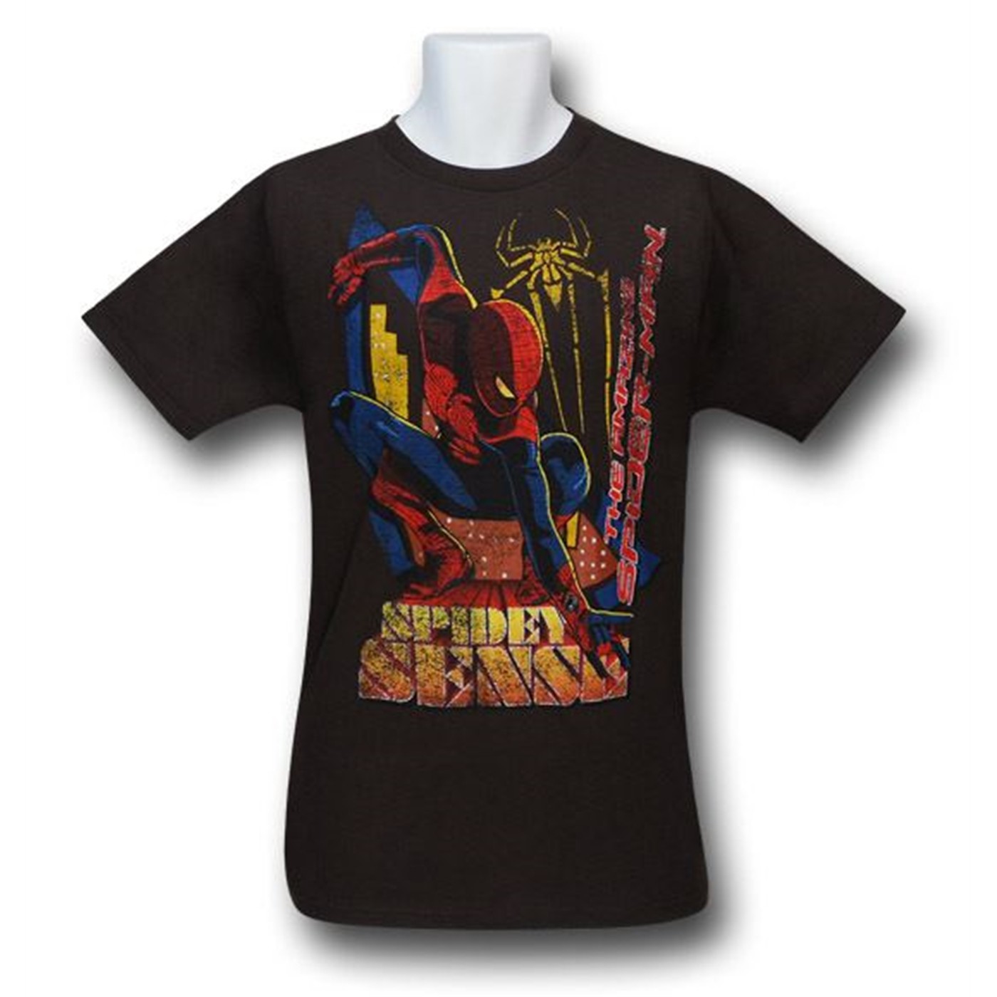 Amazing Spider-Man Movie Spidey Sense Kids T-Shirt, Brown