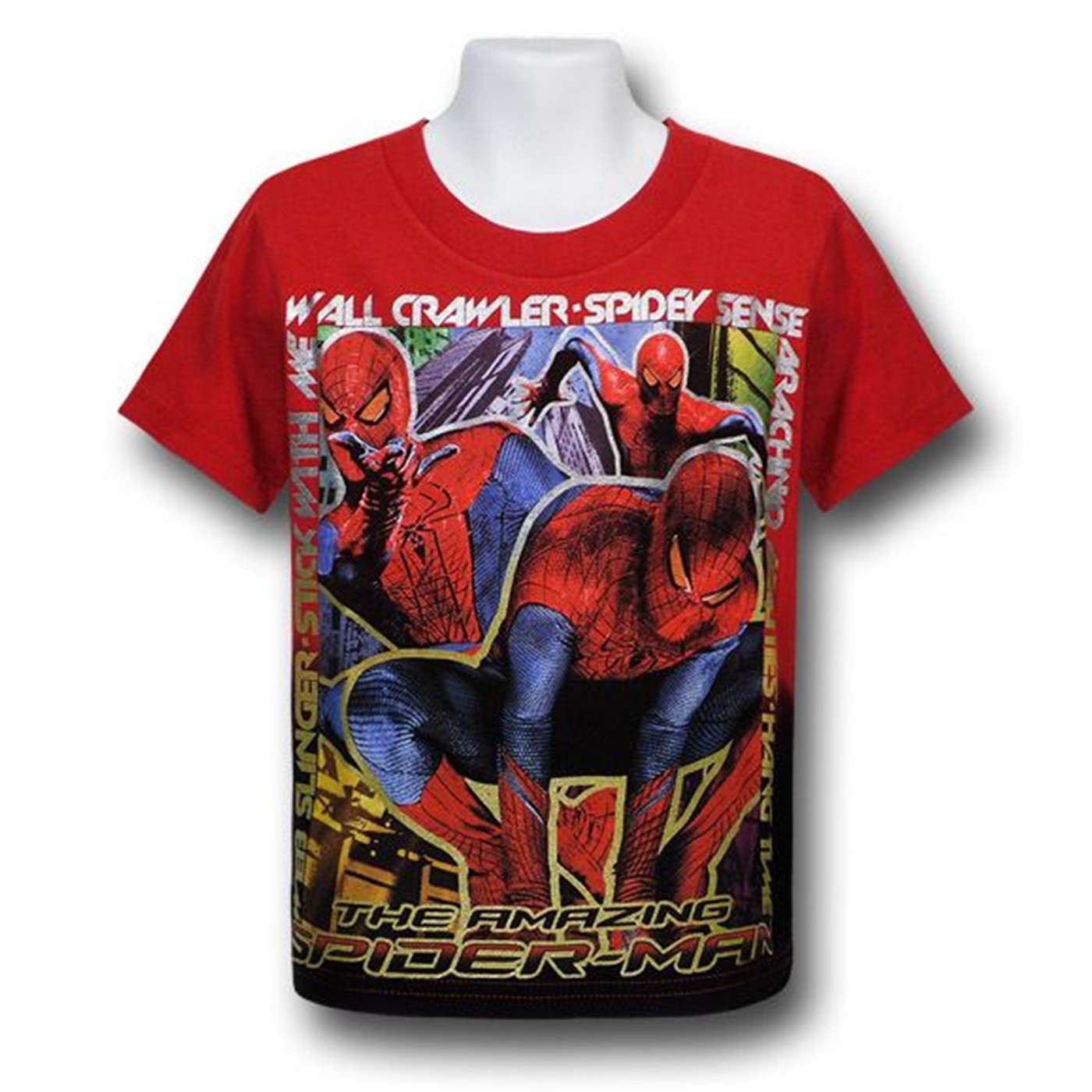 Amazing Spider-Man Kids Metromania T-Shirt, Red