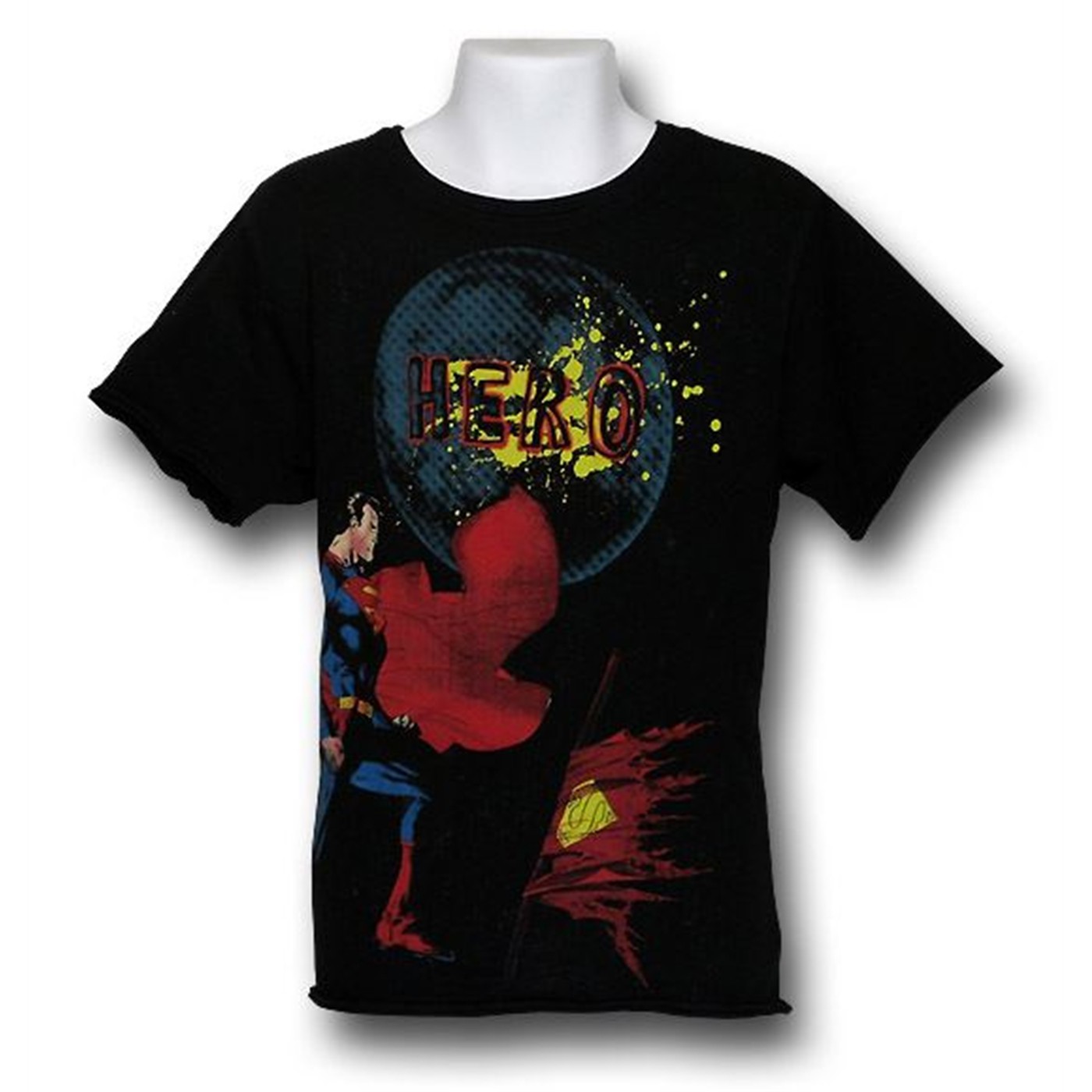 Superman Kids Hero Pledge 30 Single T-Shirt, Black